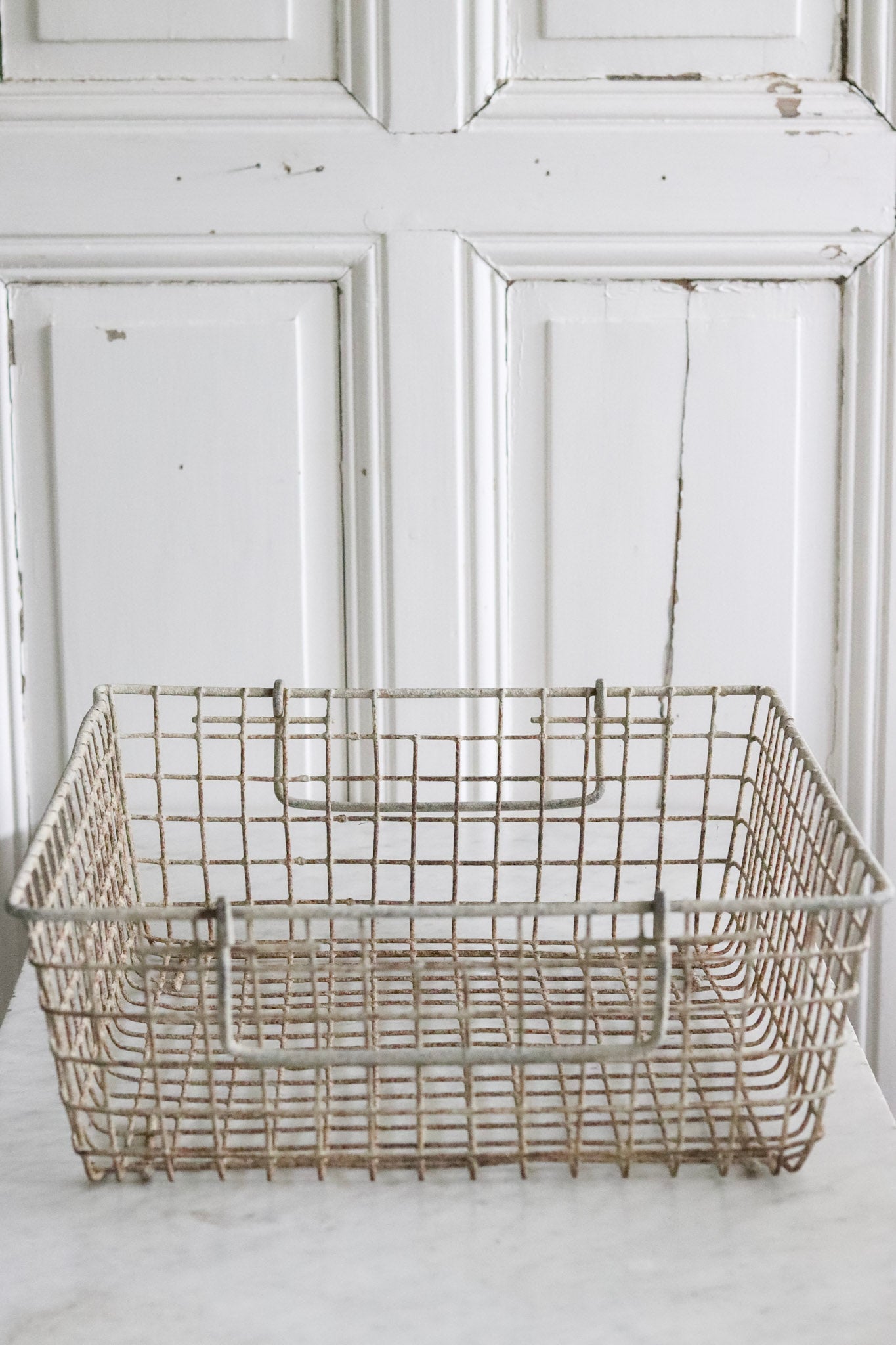 Vintage French Oyster Basket