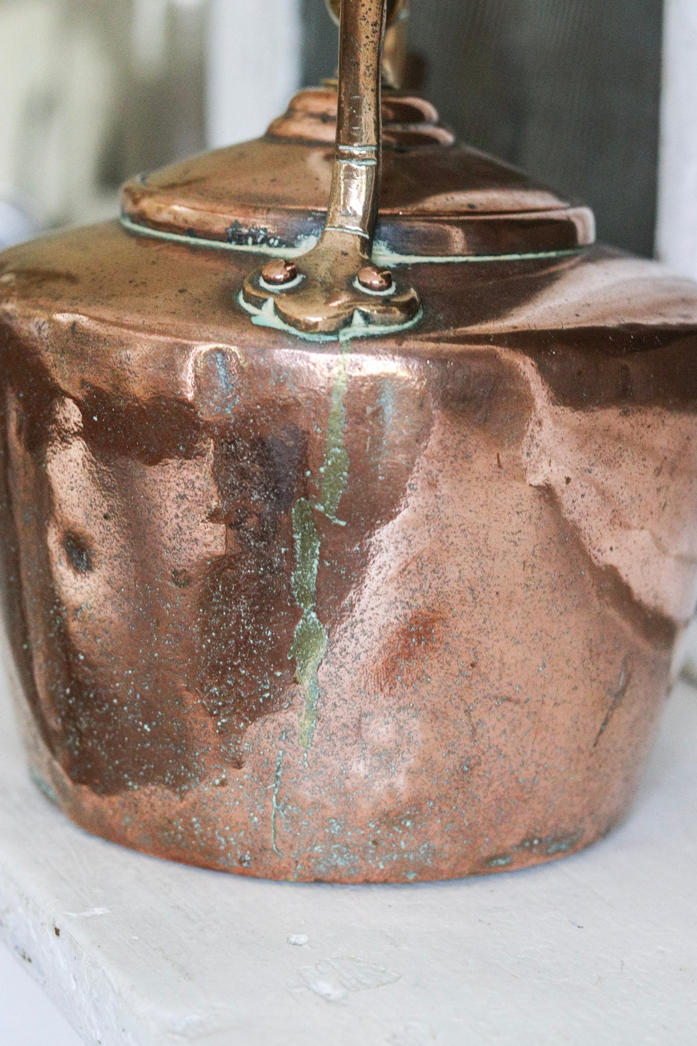 Antique English Copper Kettle