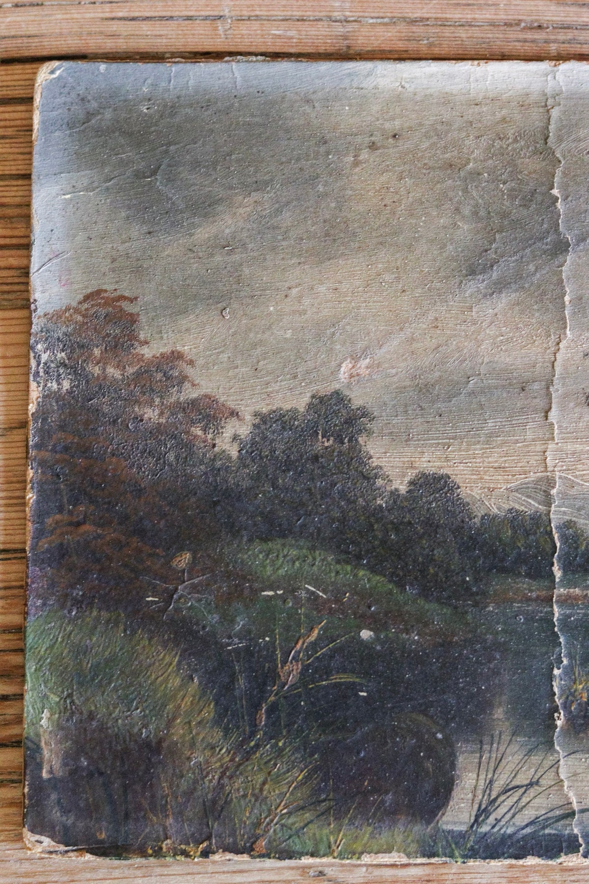 The River Cottage Oil Painting