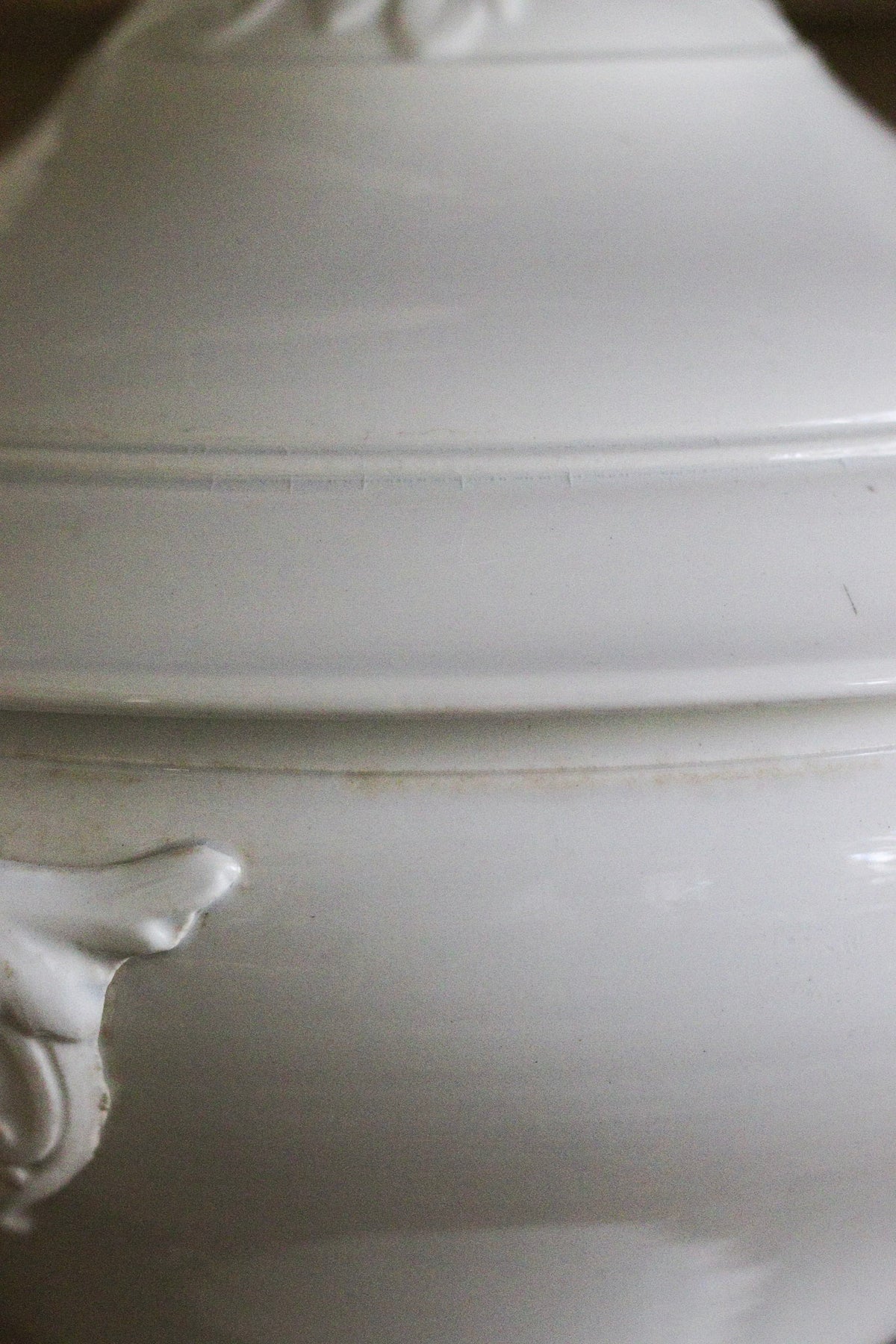 Antique French Ironstone Tureen
