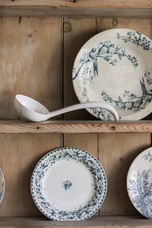 Beautiful Stained Dutch Ironstone Ladle