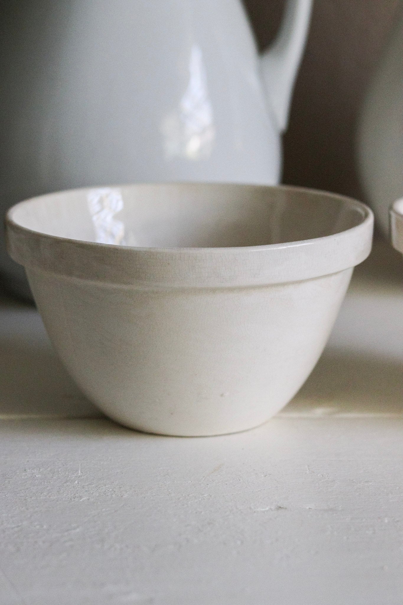 Pair of Vintage English Pudding Bowls
