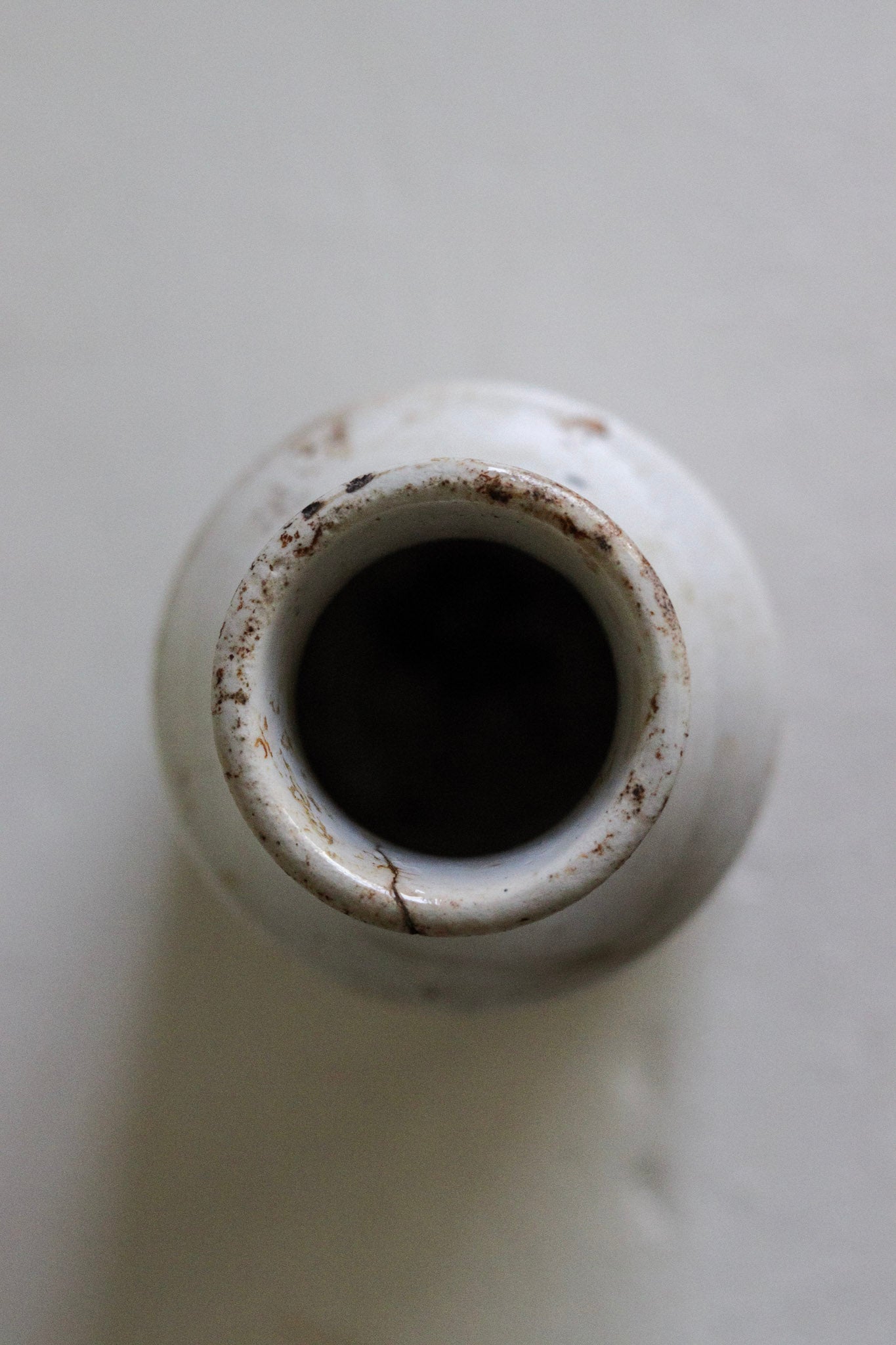 Worn Antique French Mustard Pot