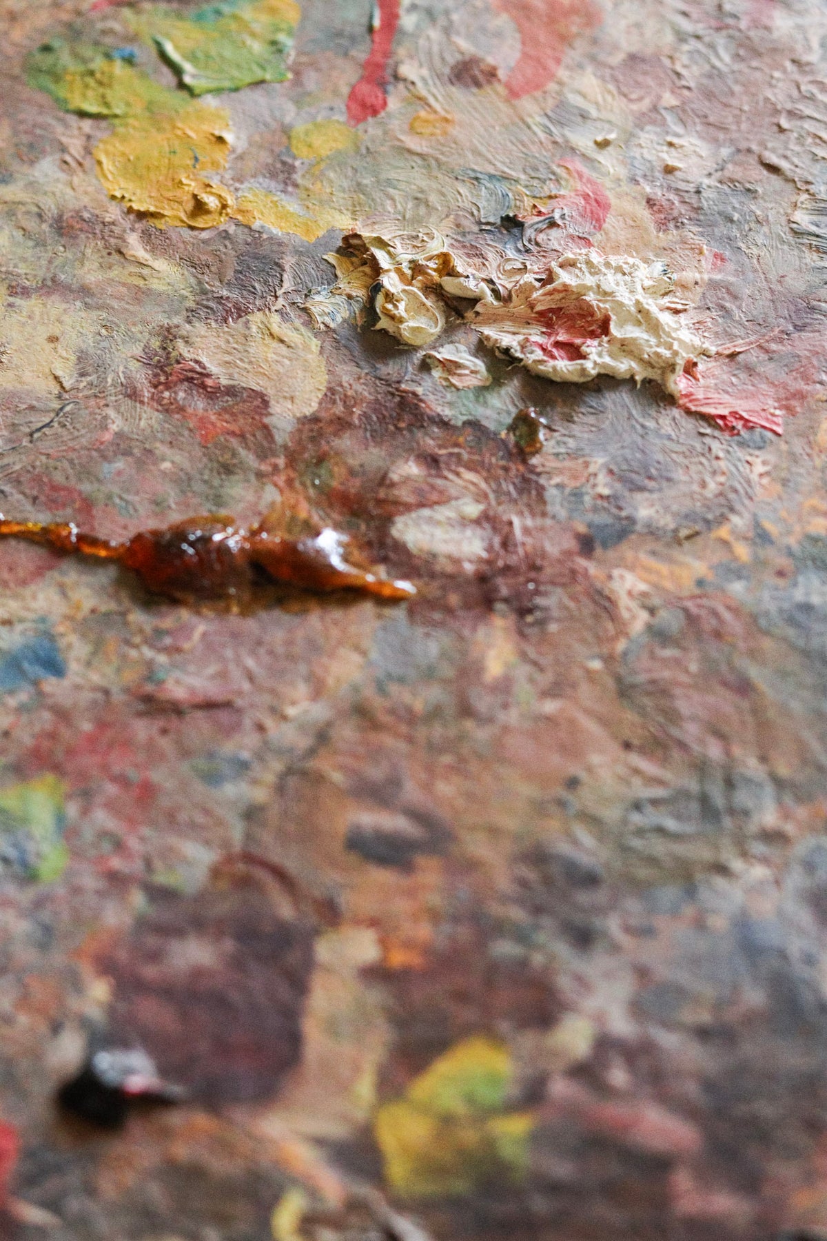 Large English Artist Palette