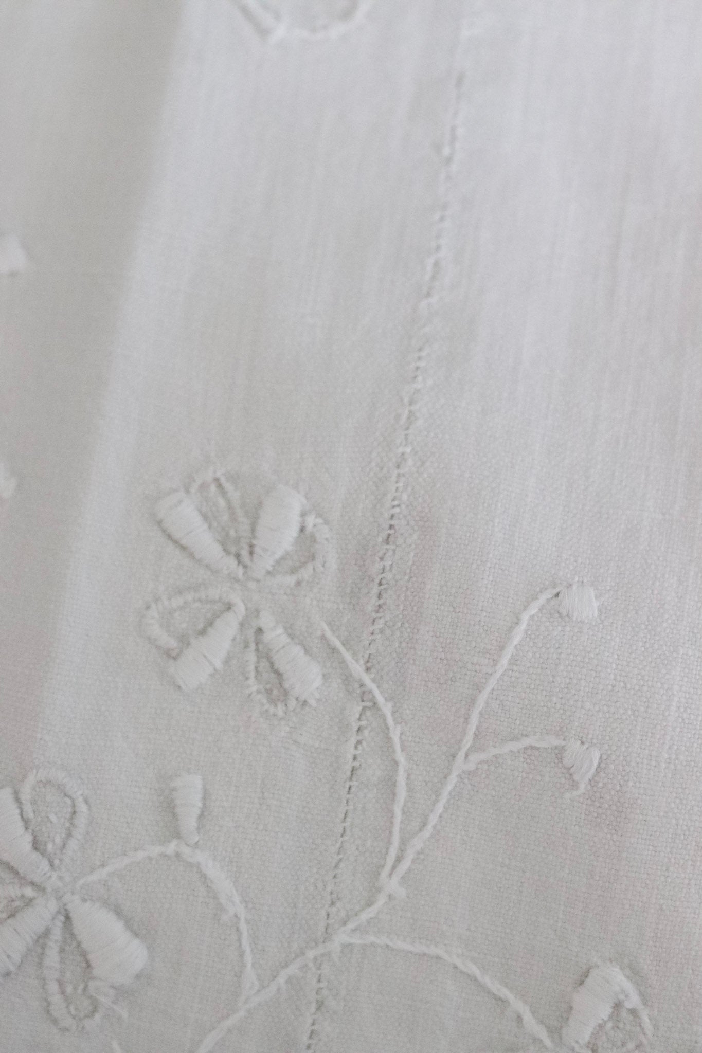 Beautiful French Monogrammed Wedding Sheet