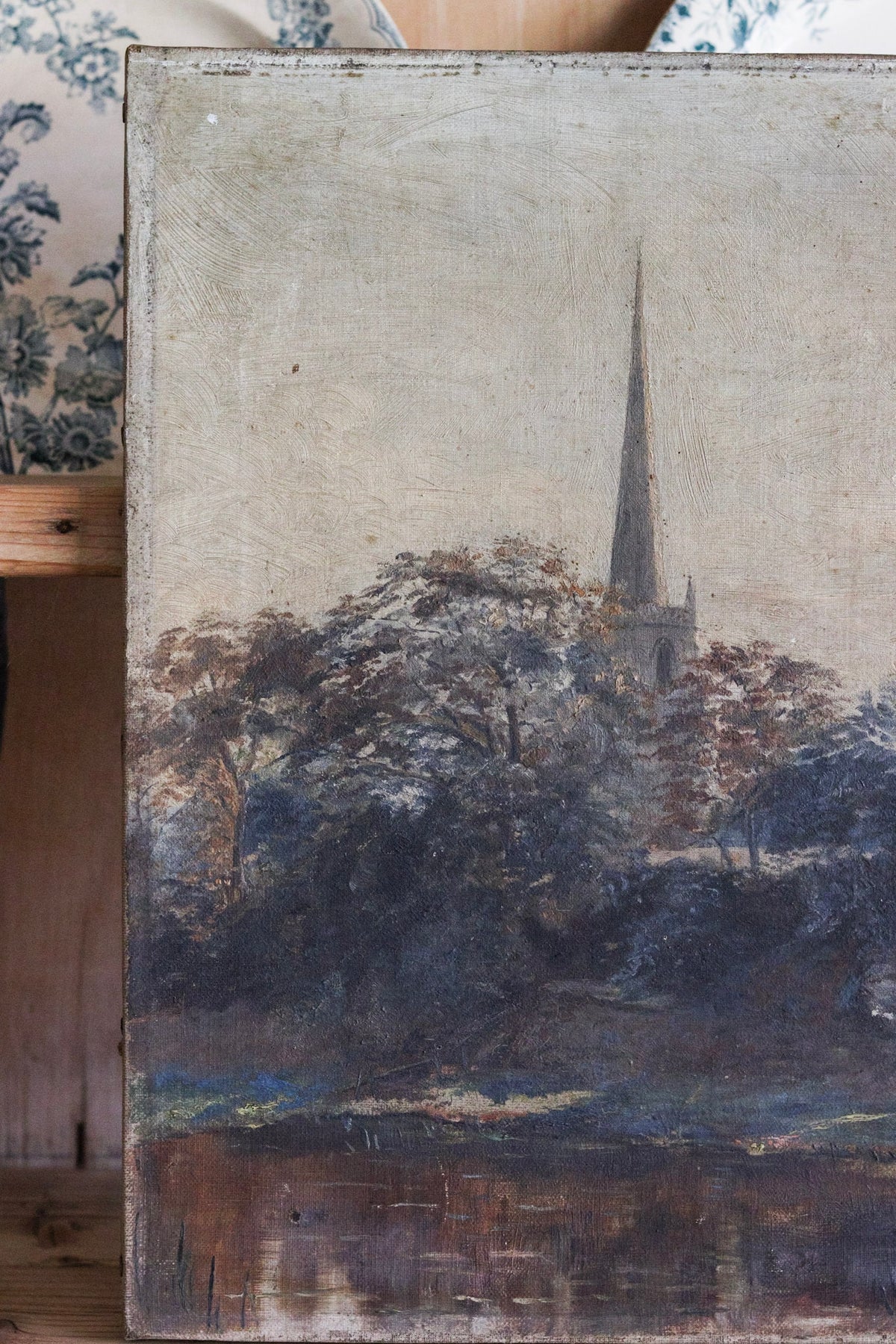 The Distant Steeple Oil Painting