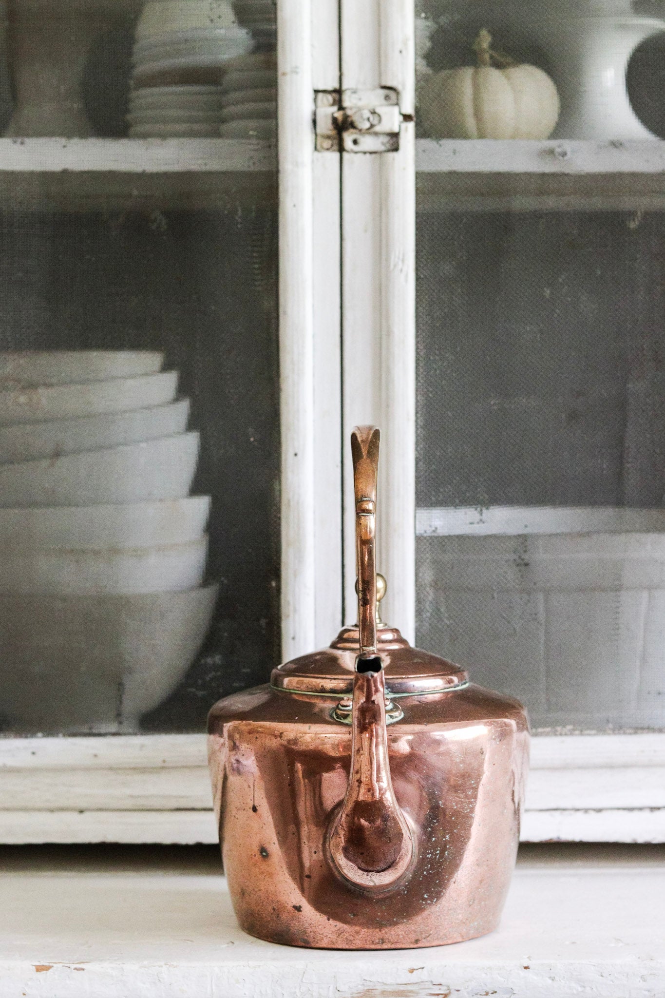 Antique English Copper Kettle