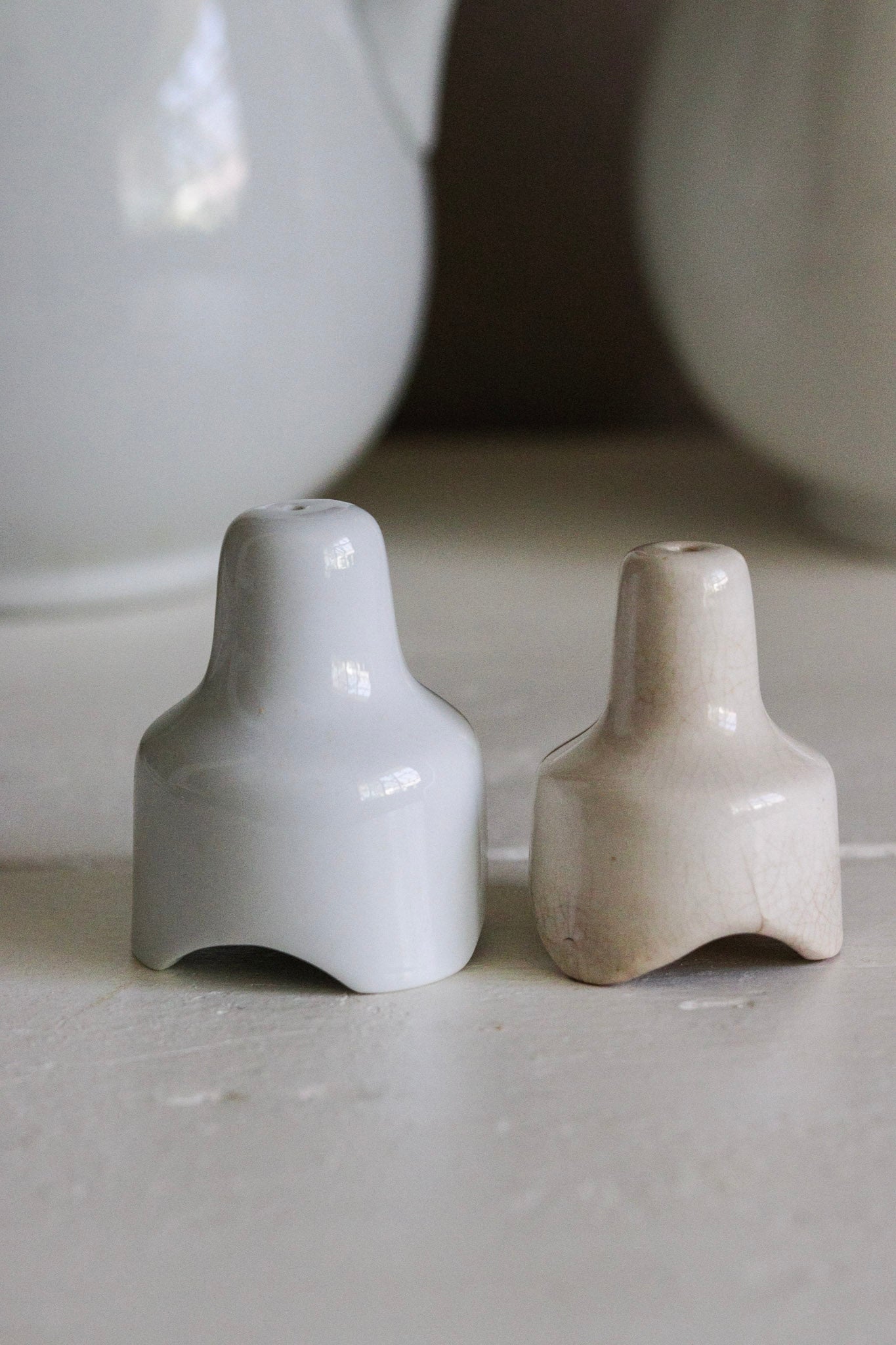 Pair of Vintage English Pie Funnels No.4
