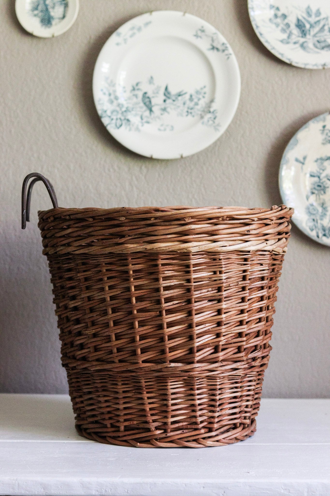 Vintage European Bike Basket