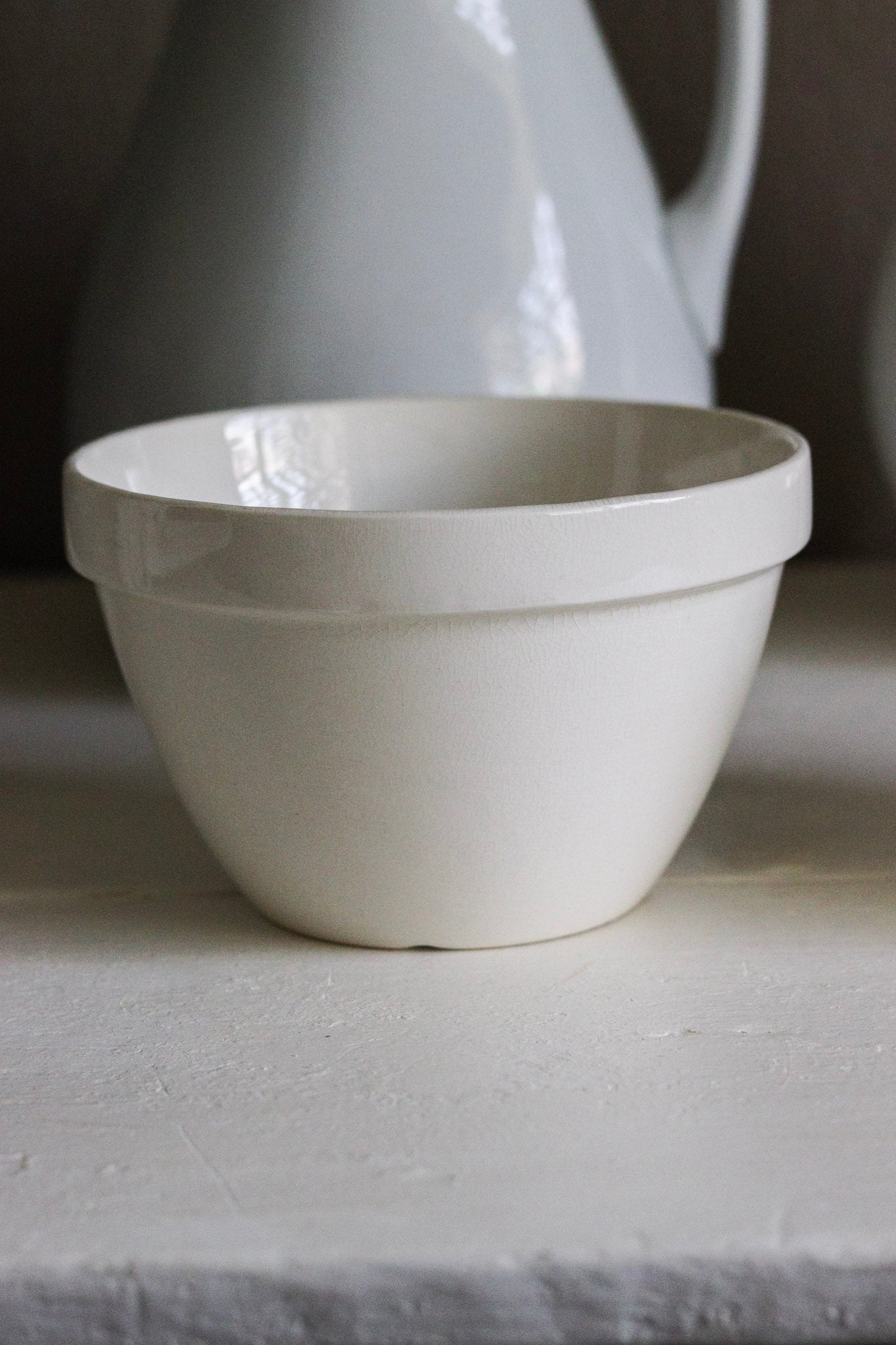 Pair of Vintage English Pudding Bowls No.3