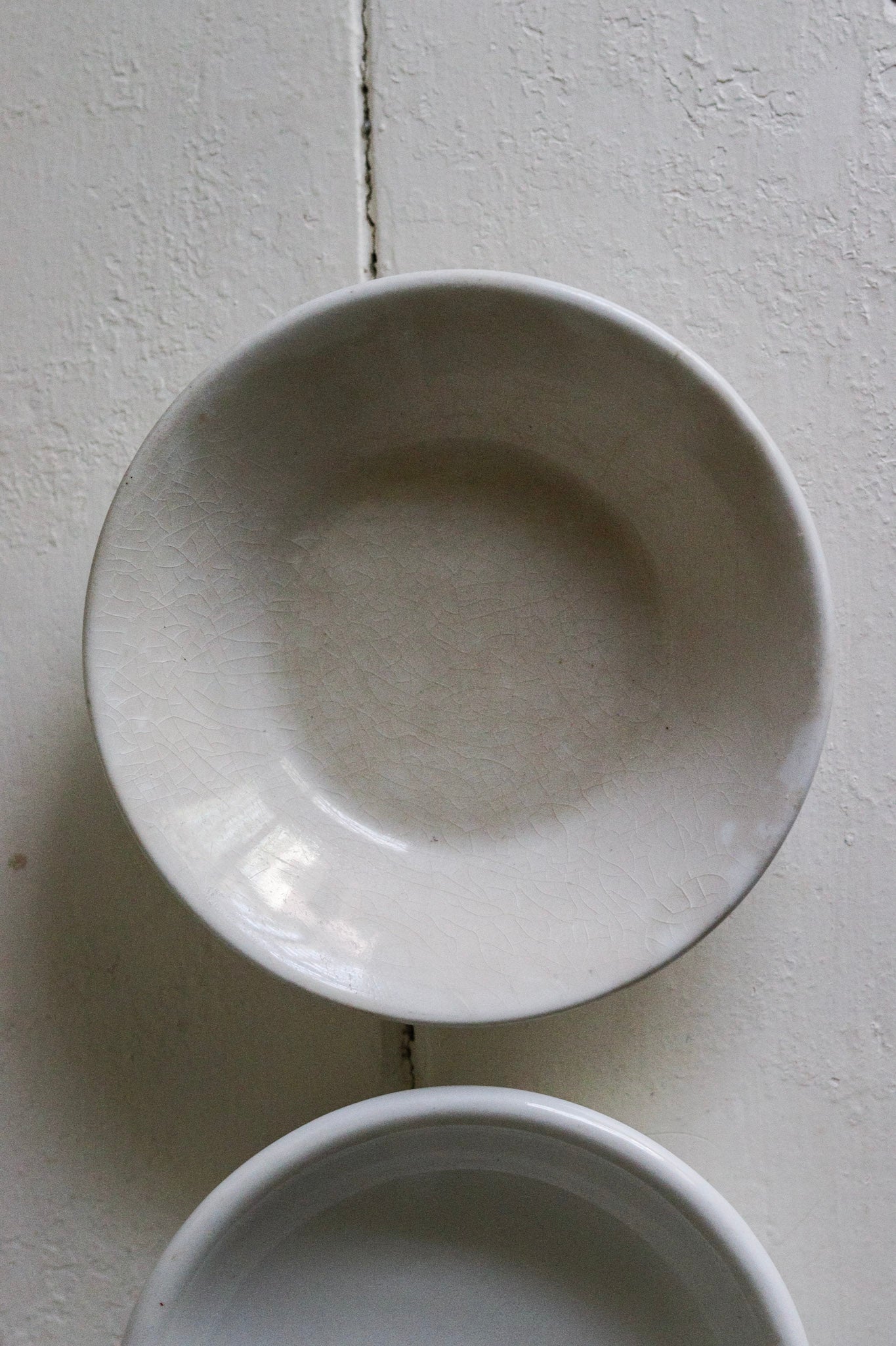 Antique Ironstone Fruit Plates - Set of Three