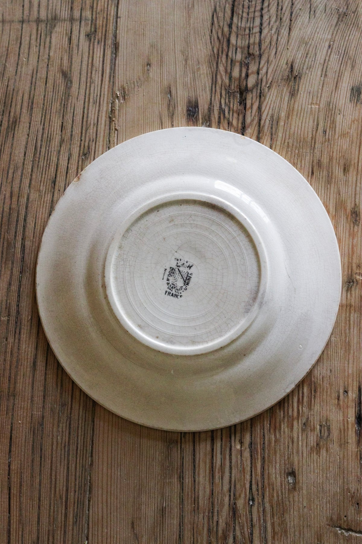 Antique French Transferware Plate