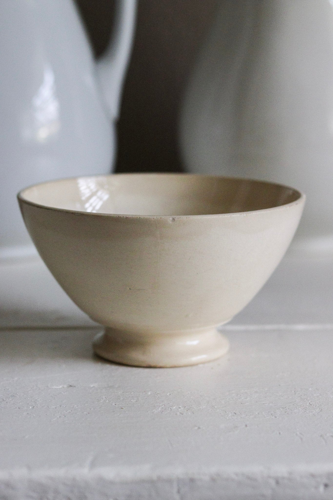 Antique French Café Bowl - See Description
