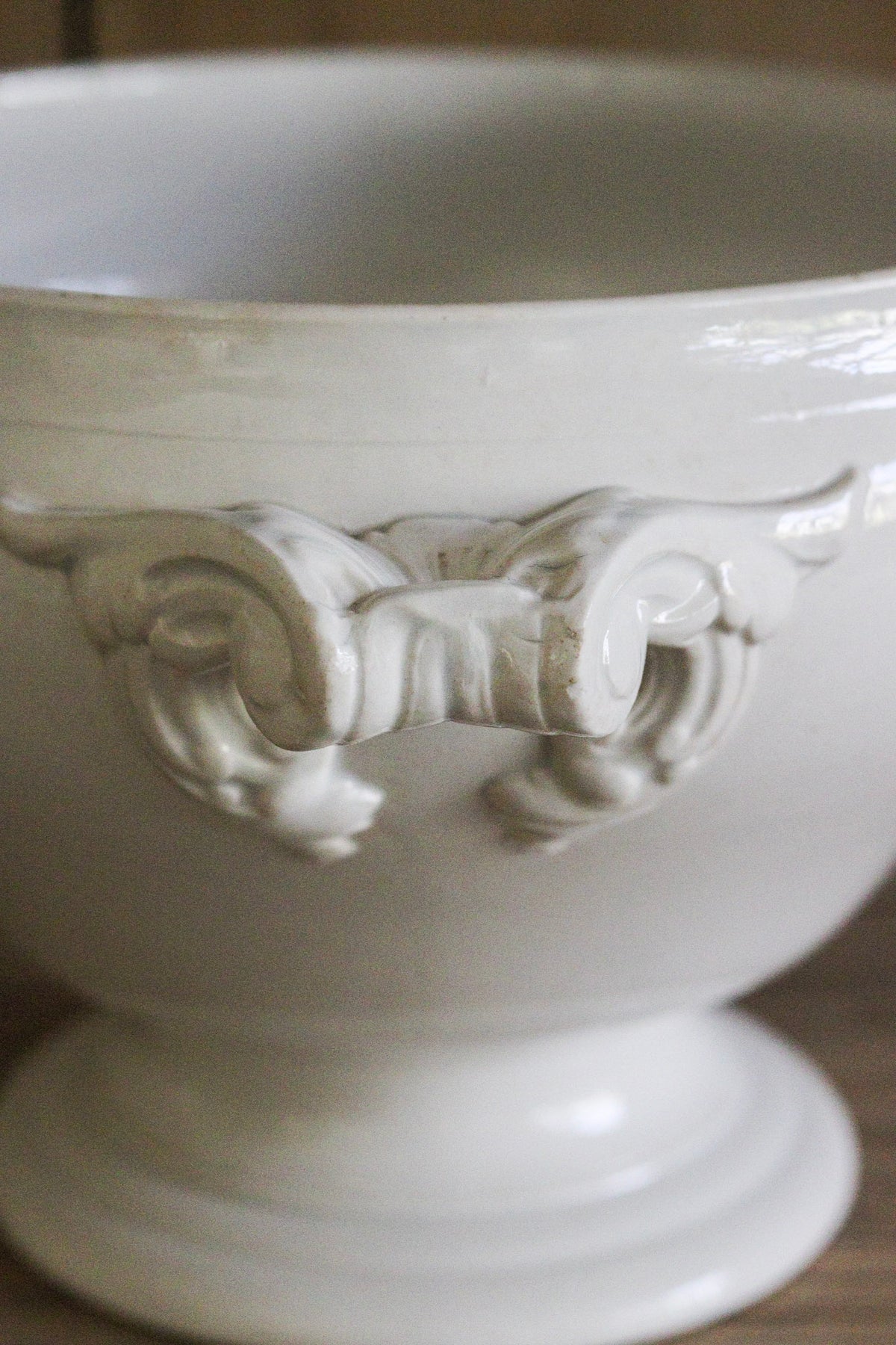 Antique French Ironstone Tureen