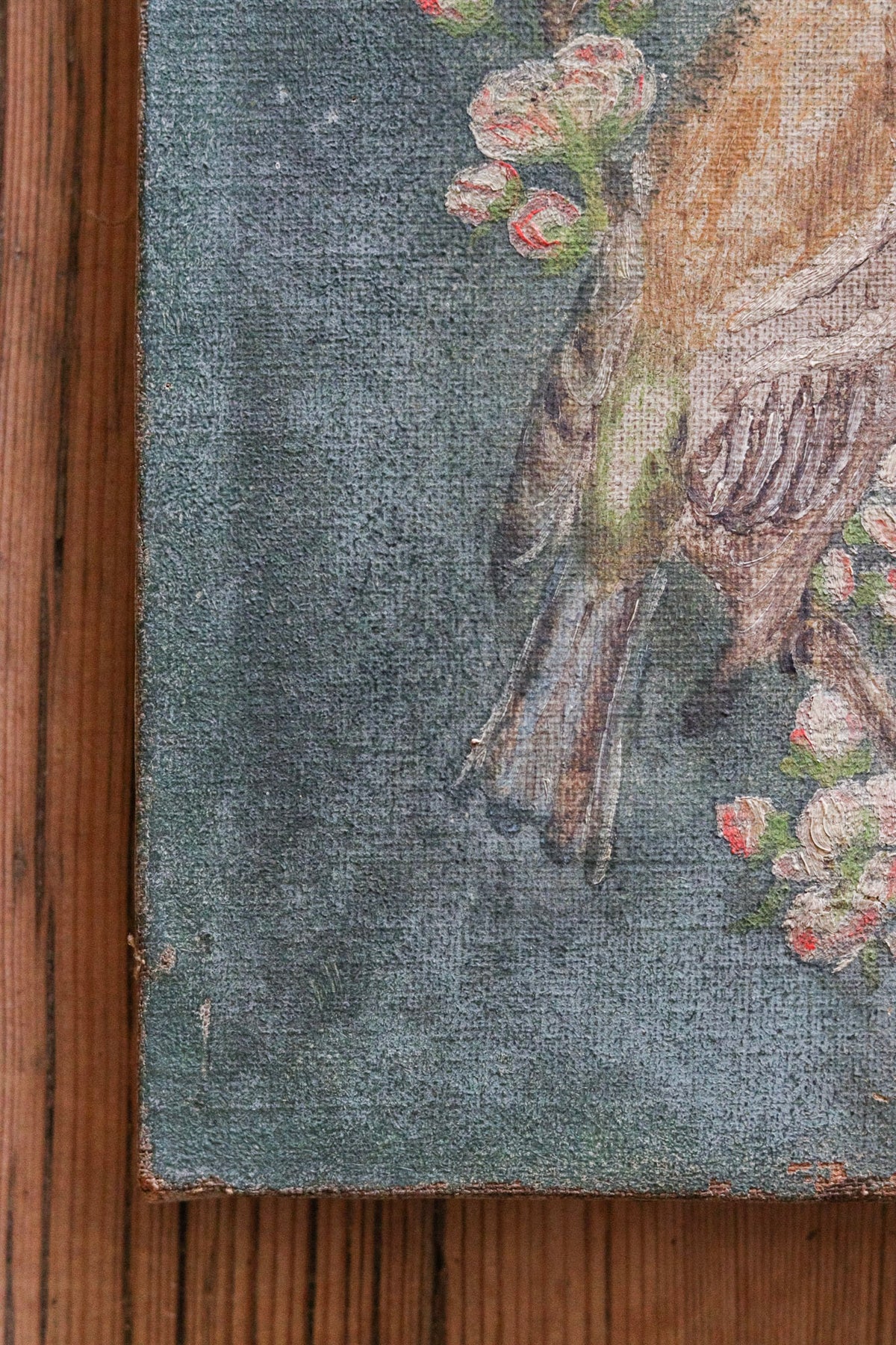 Petite Golden Finches Oil Painting