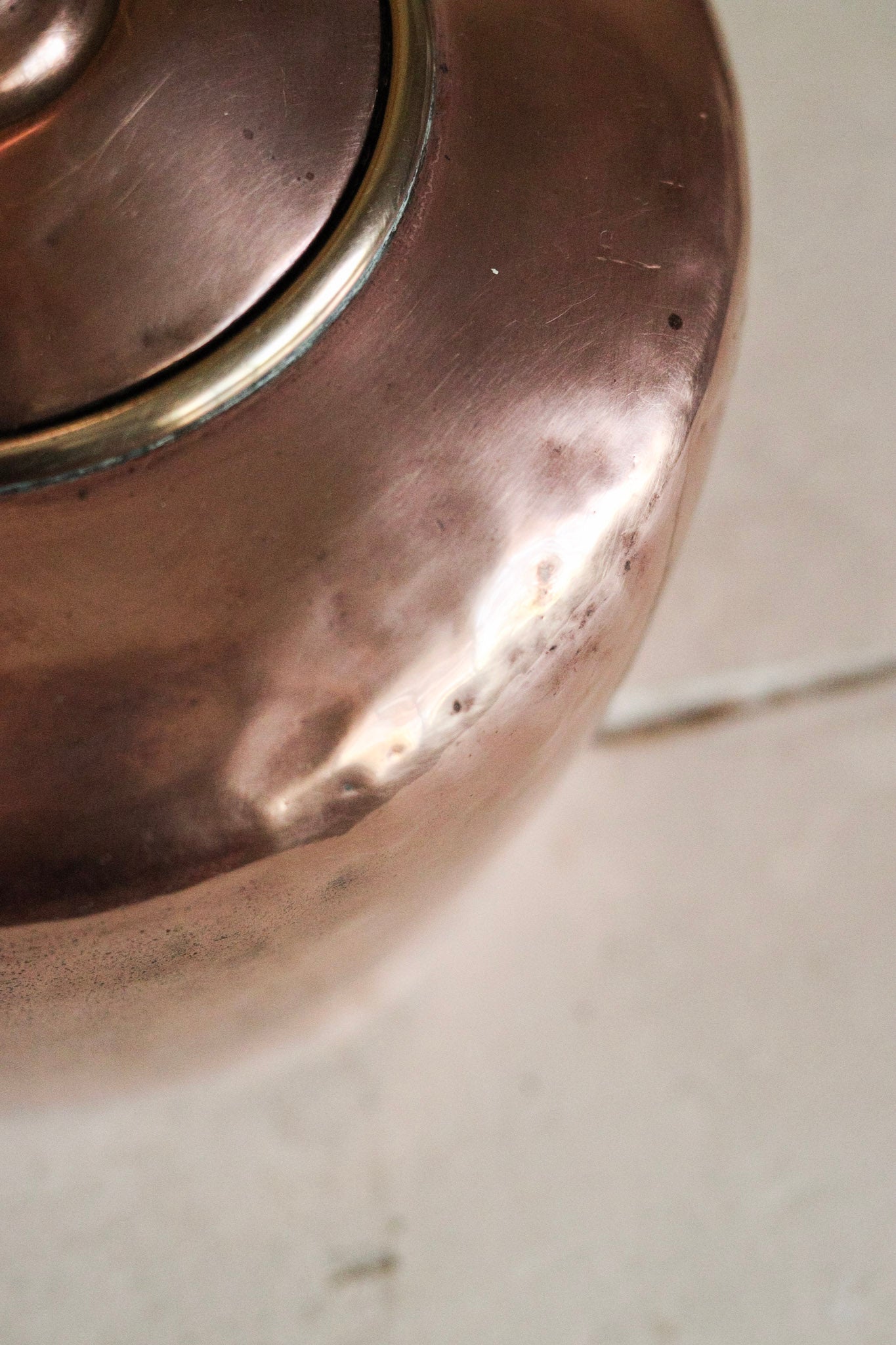 Large Antique English Copper Kettle