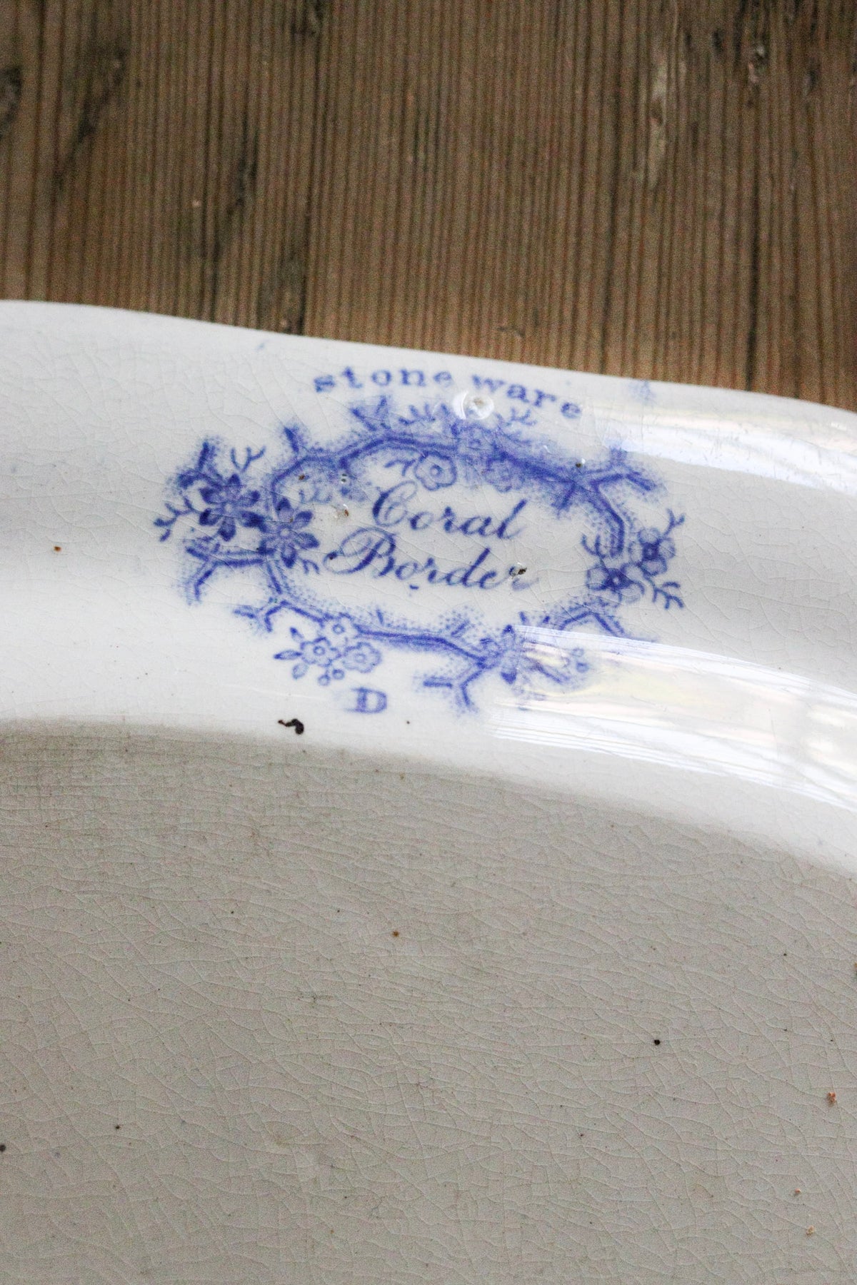 Antique English Transferware Dish