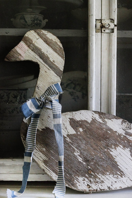 Vintage Wooden Goose Decoy No.2