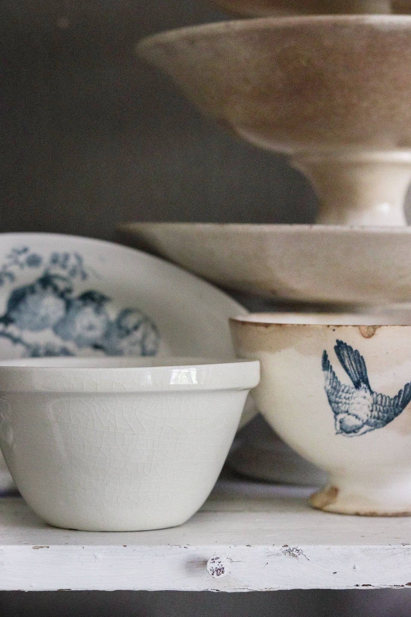 Petite Vintage English Pudding Bowl No.10