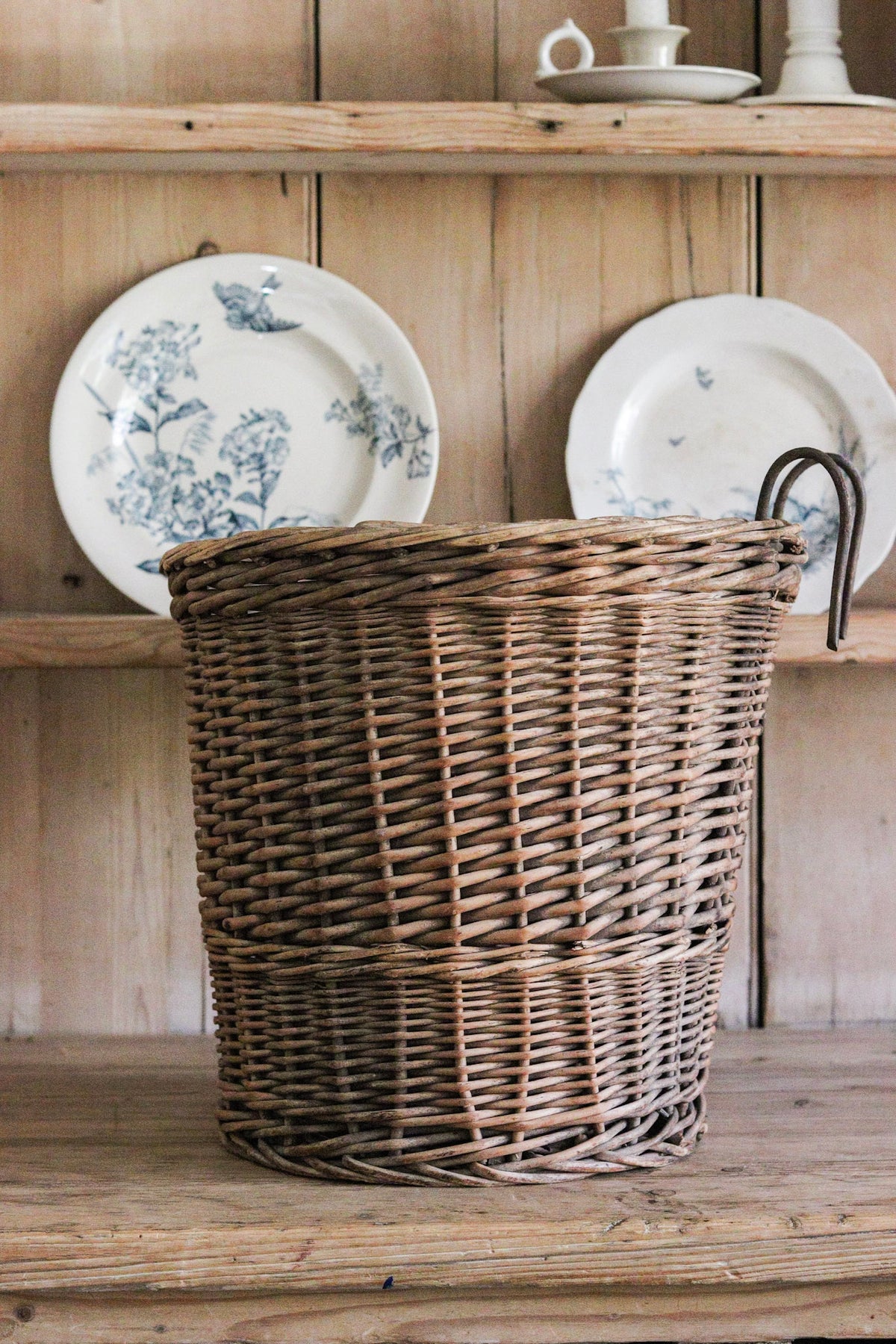 Vintage European Bike Basket