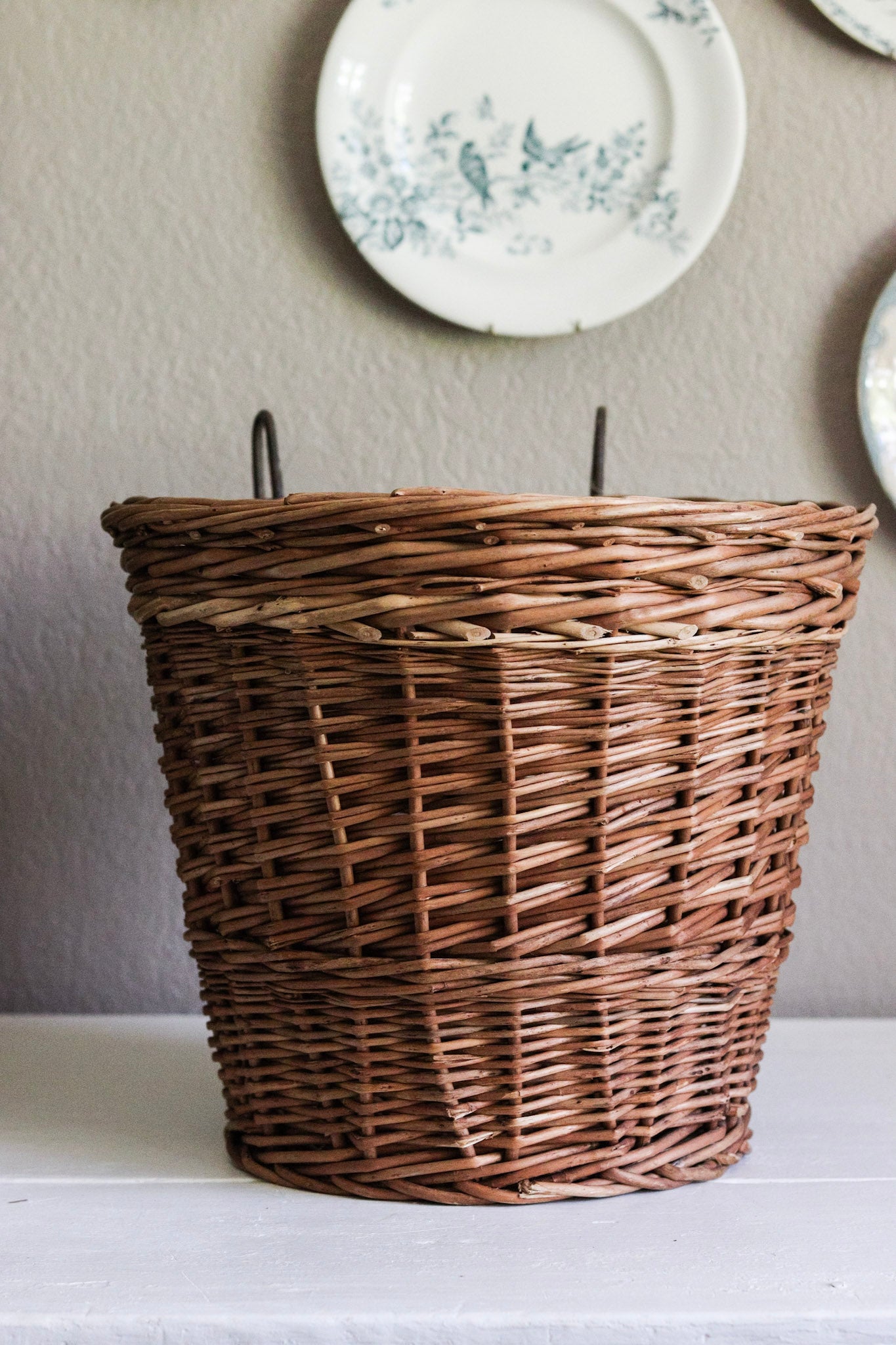 Vintage European Bike Basket