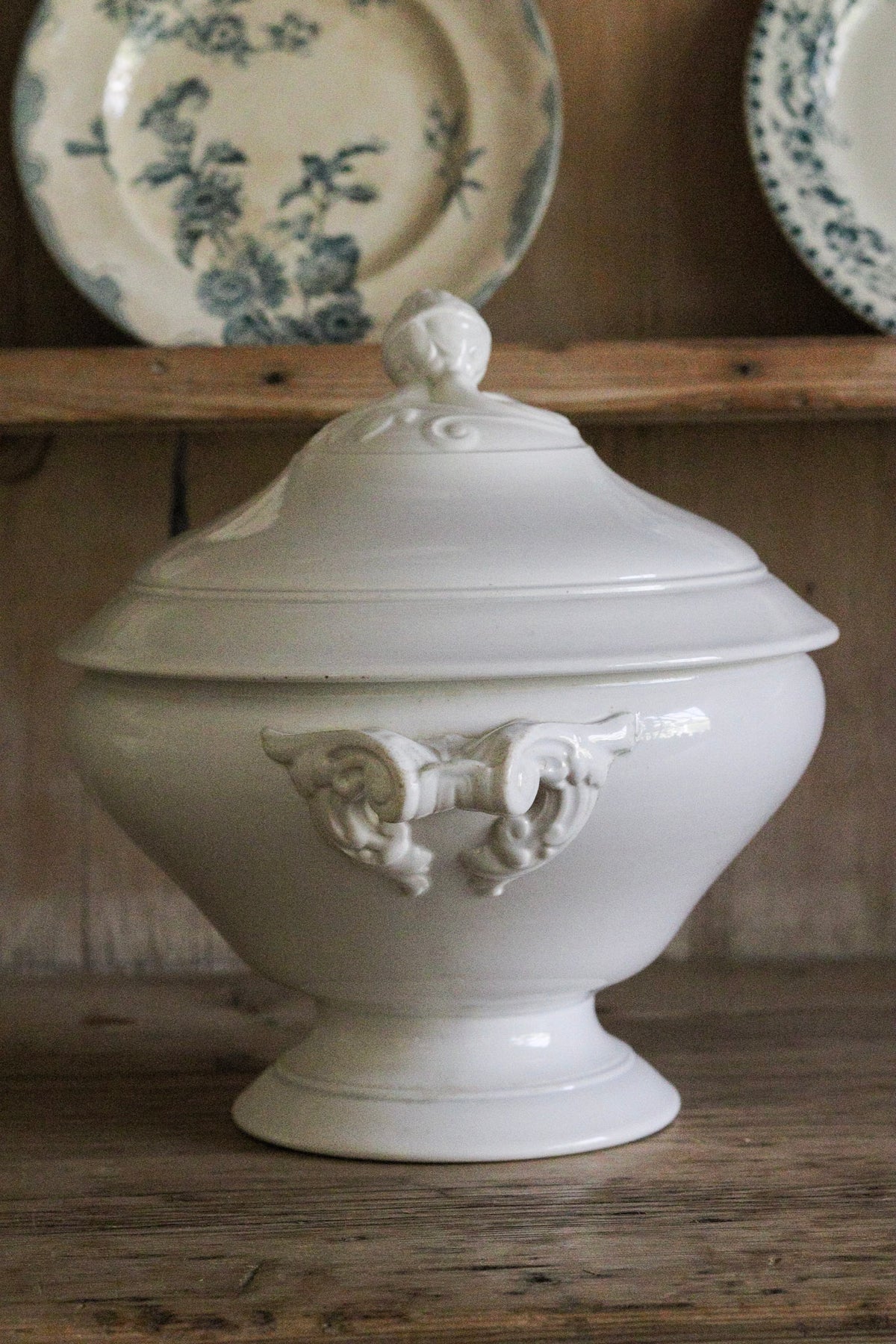 Antique French Ironstone Tureen