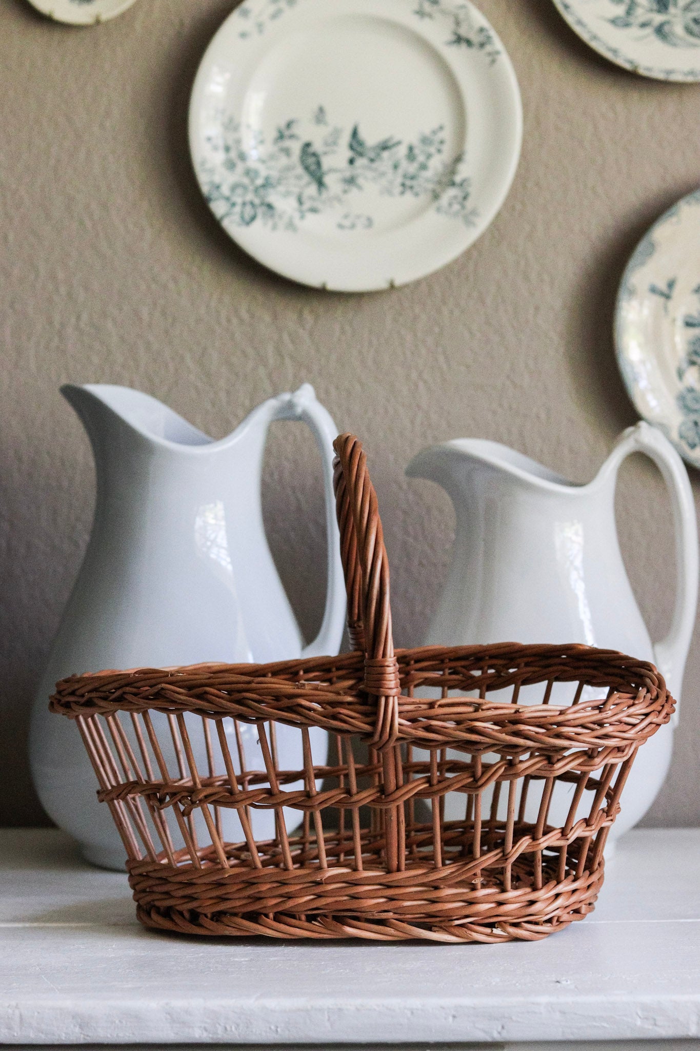 Vintage French Strawberry Basket