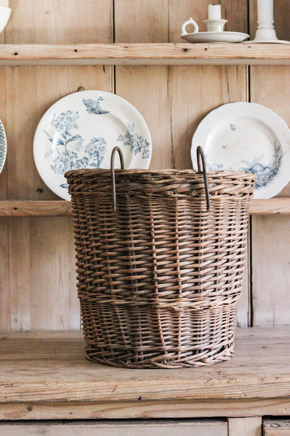 Vintage European Bike Basket