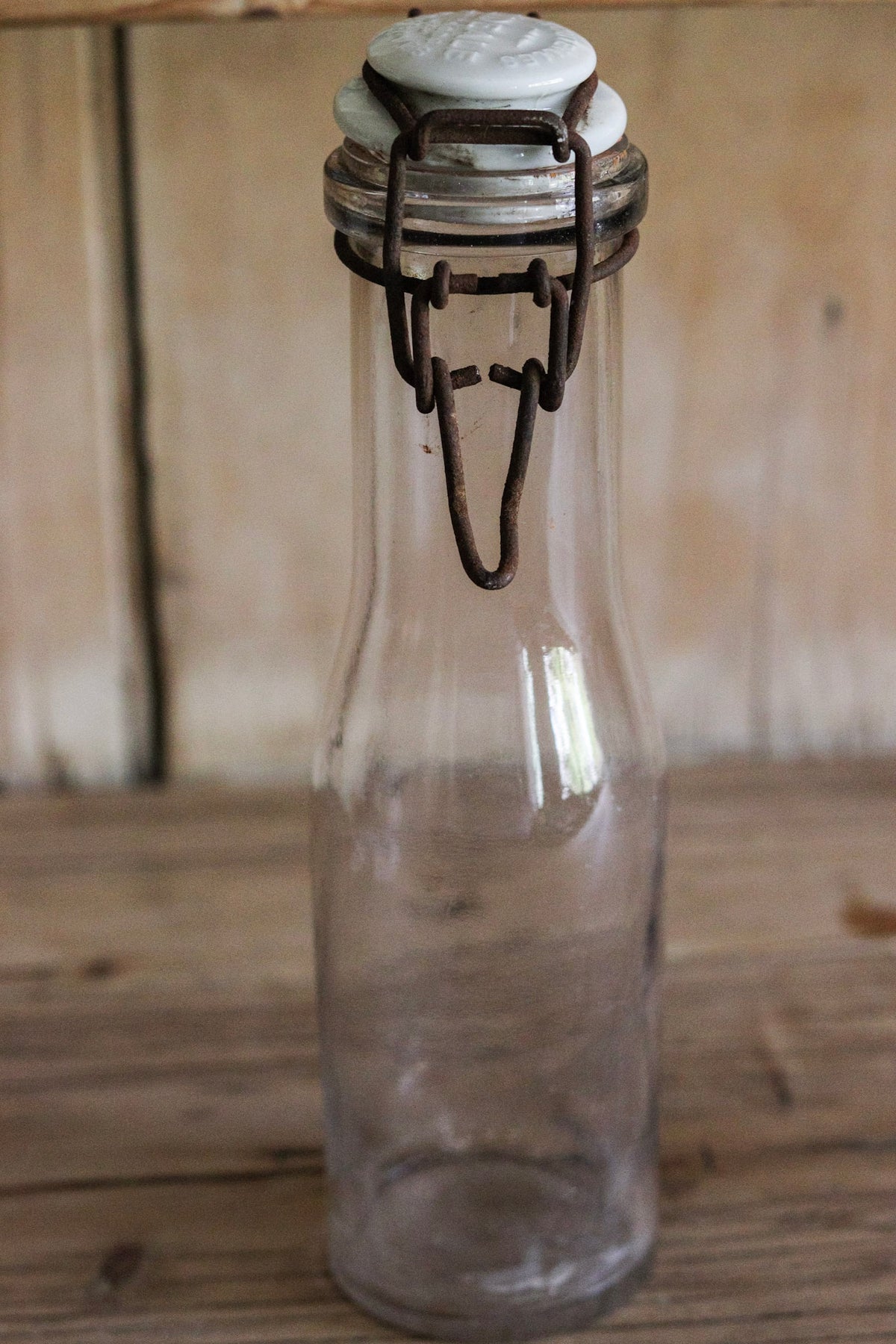 Petite French Bottle with Porcelain Top