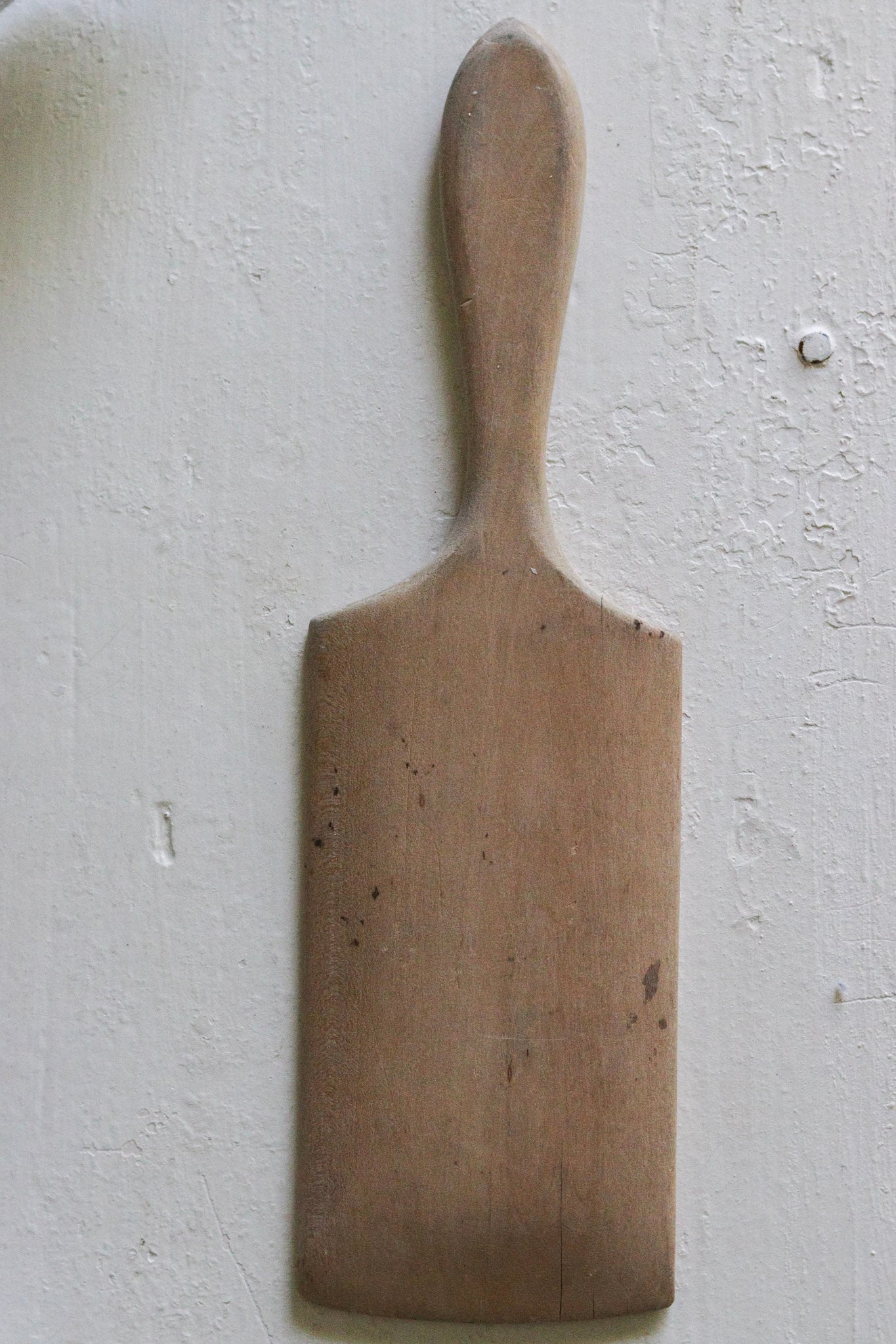 Vintage English Wooden Butter Pat