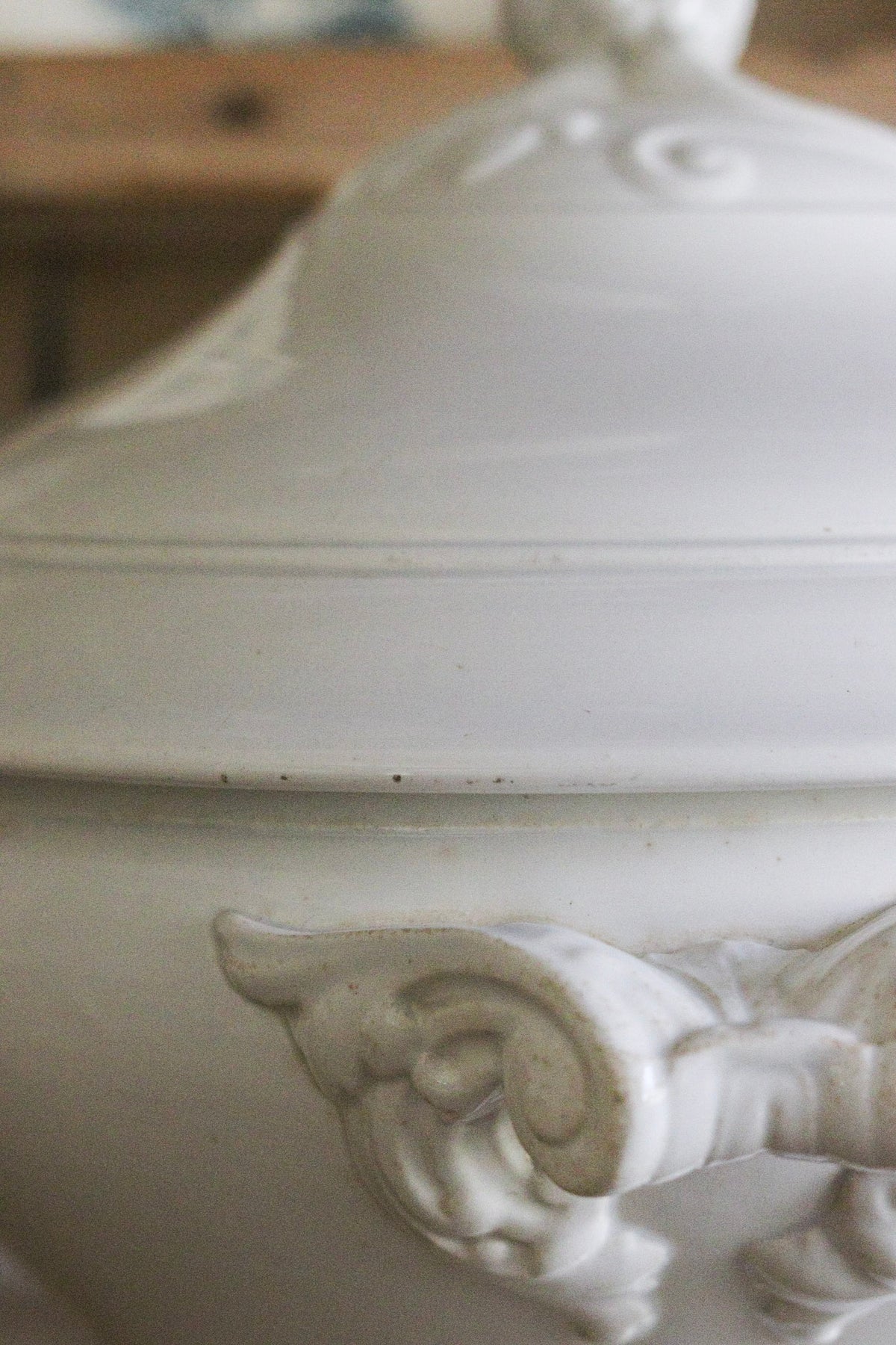 Antique French Ironstone Tureen
