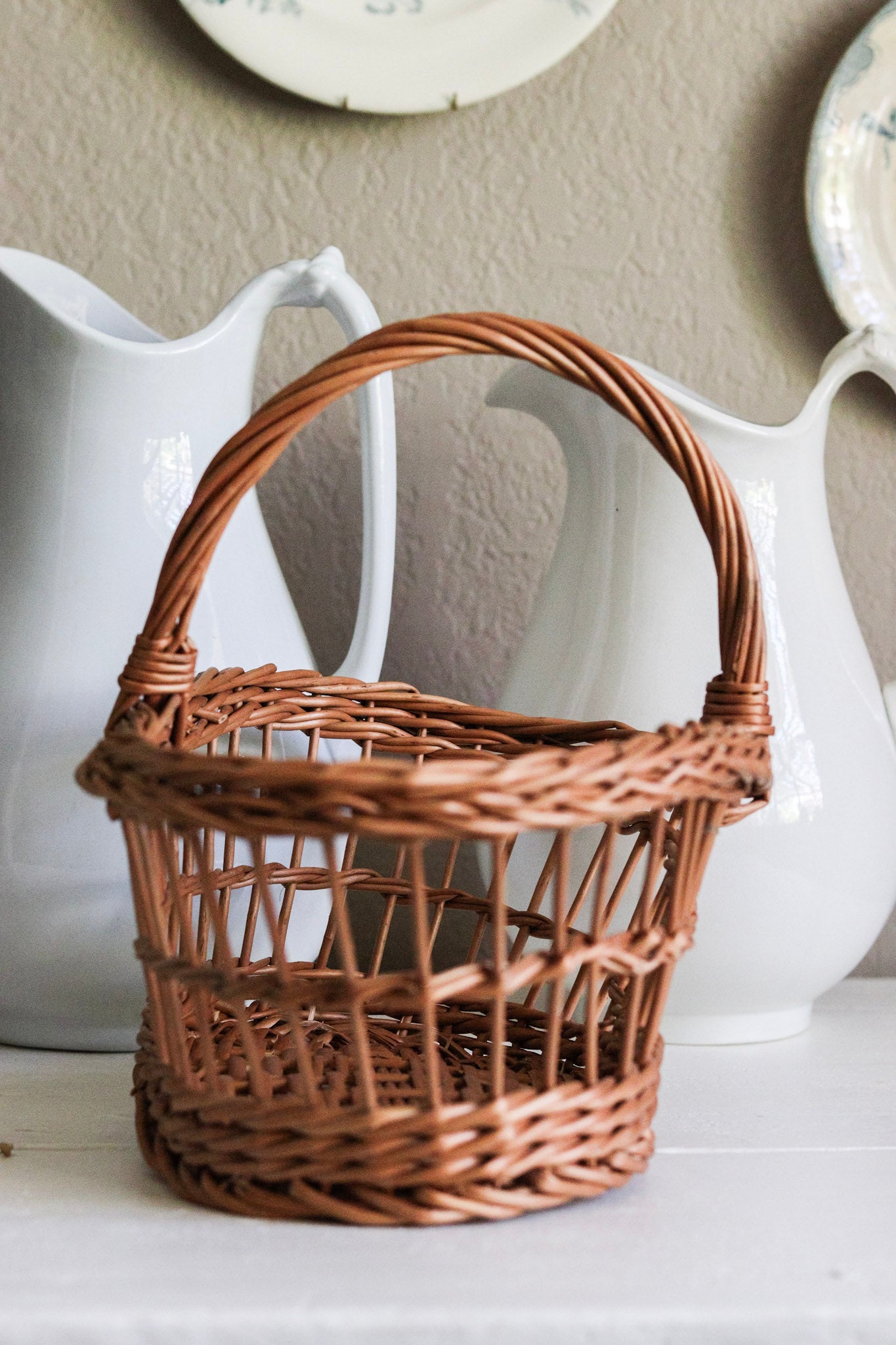 Vintage French Strawberry Basket