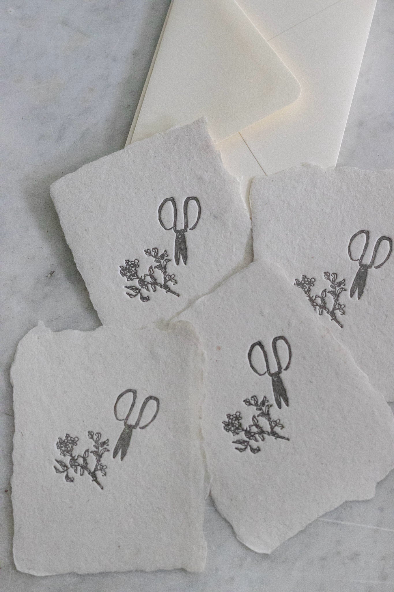 Garden Shears Note Card, Set of Four