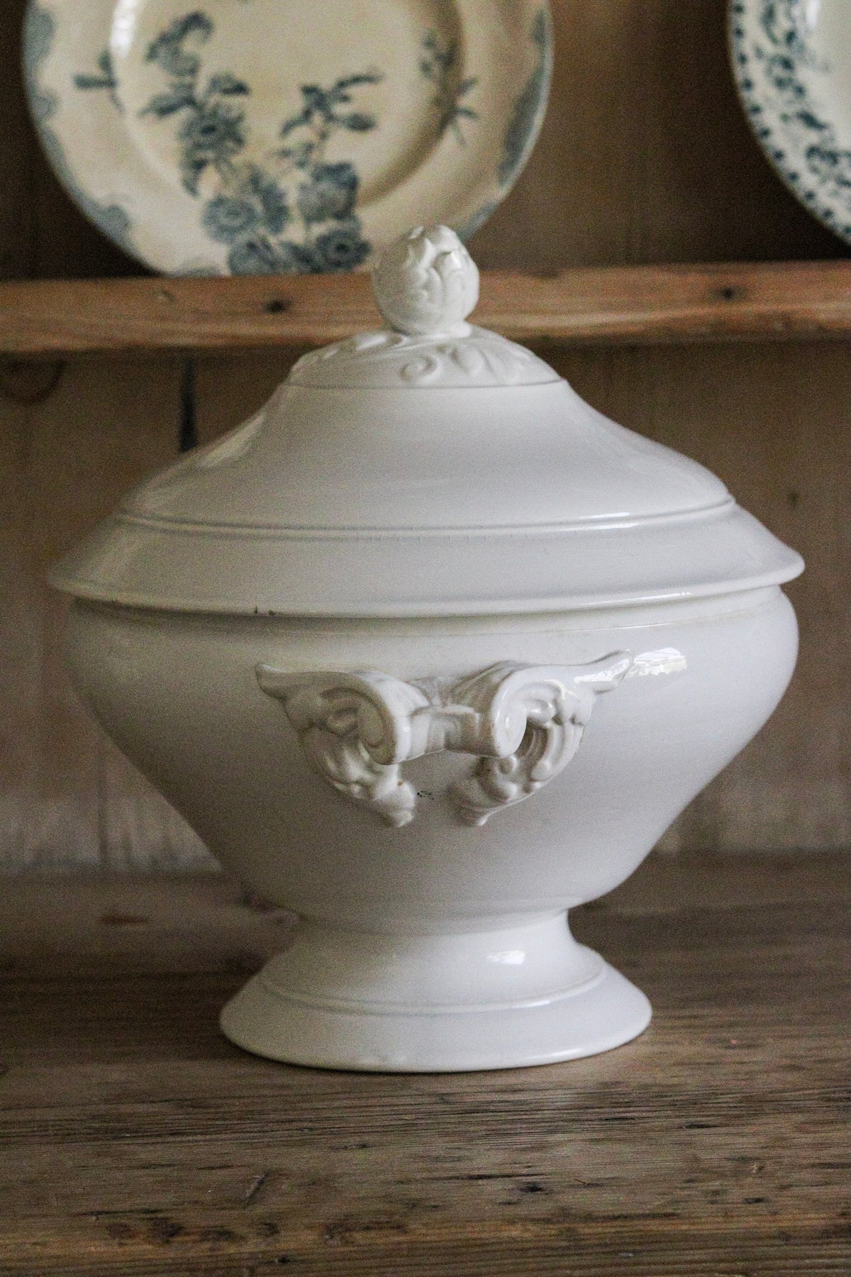 Antique French Ironstone Tureen
