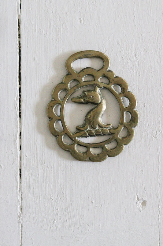 English Horse Brass - Greyhound