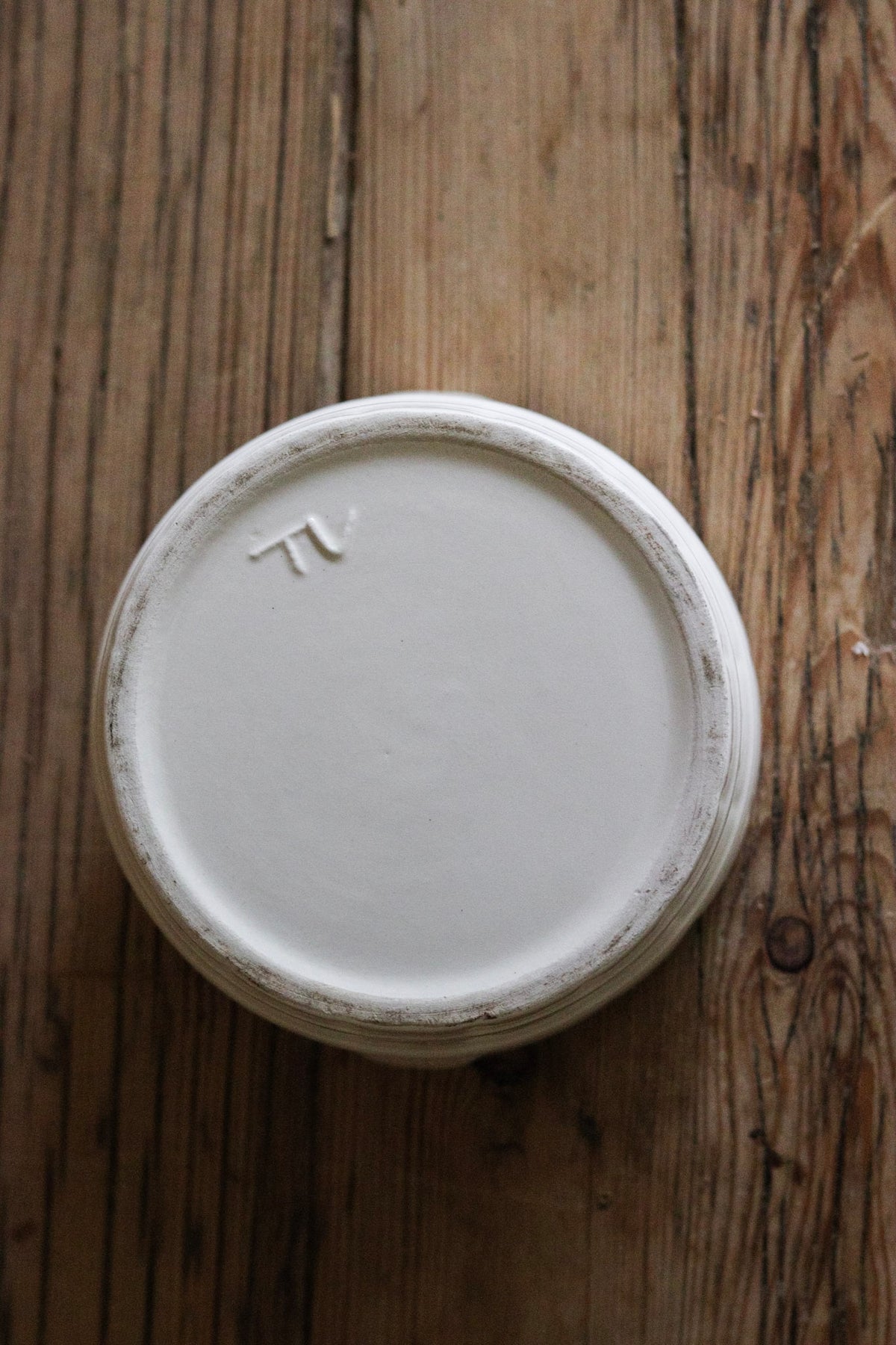 Vintage Dutch Banded Barrel Dish