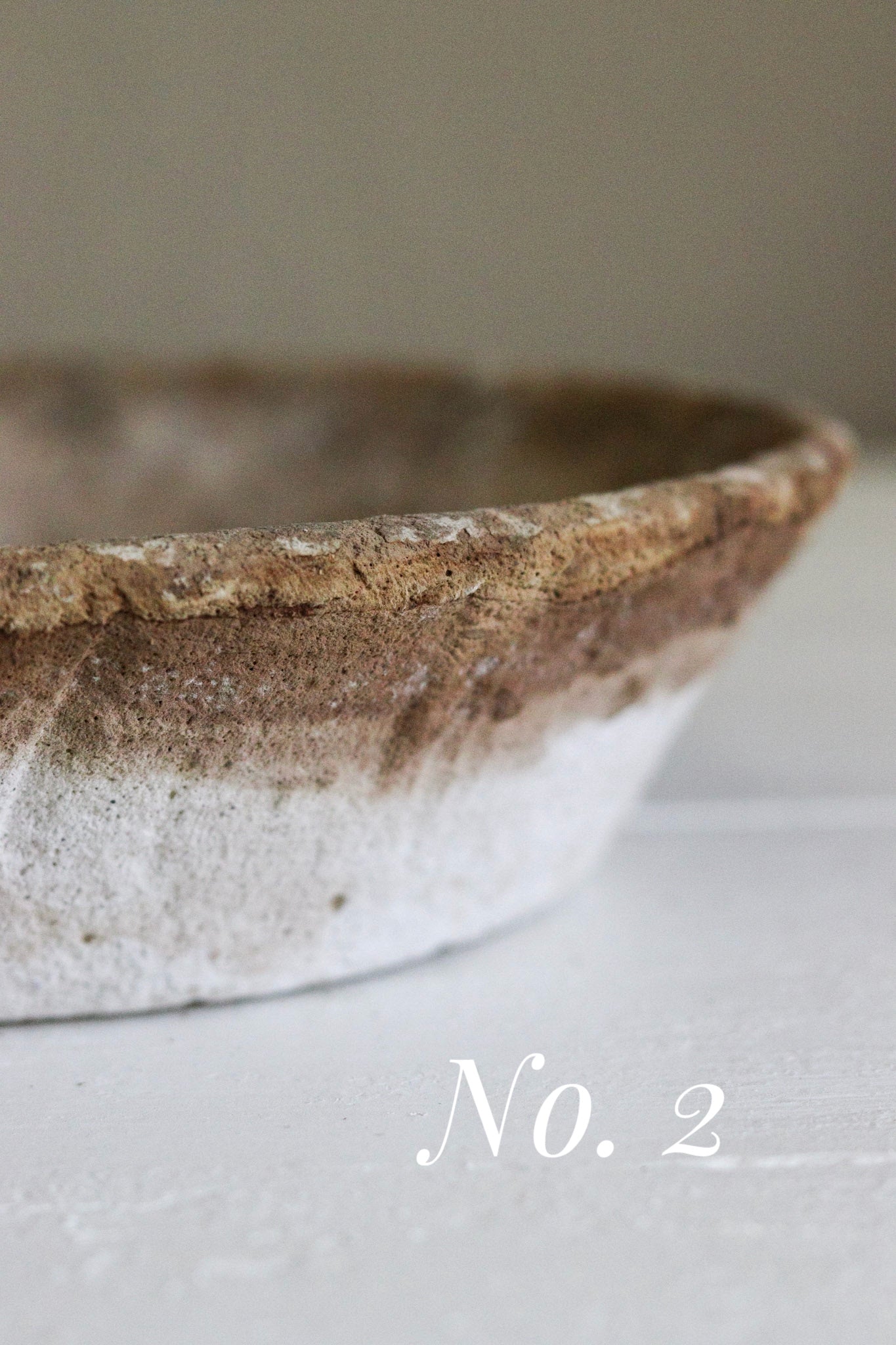Vintage European Earthenware Nesting Bowl