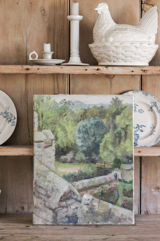 Inside the Walled Garden Oil Painting