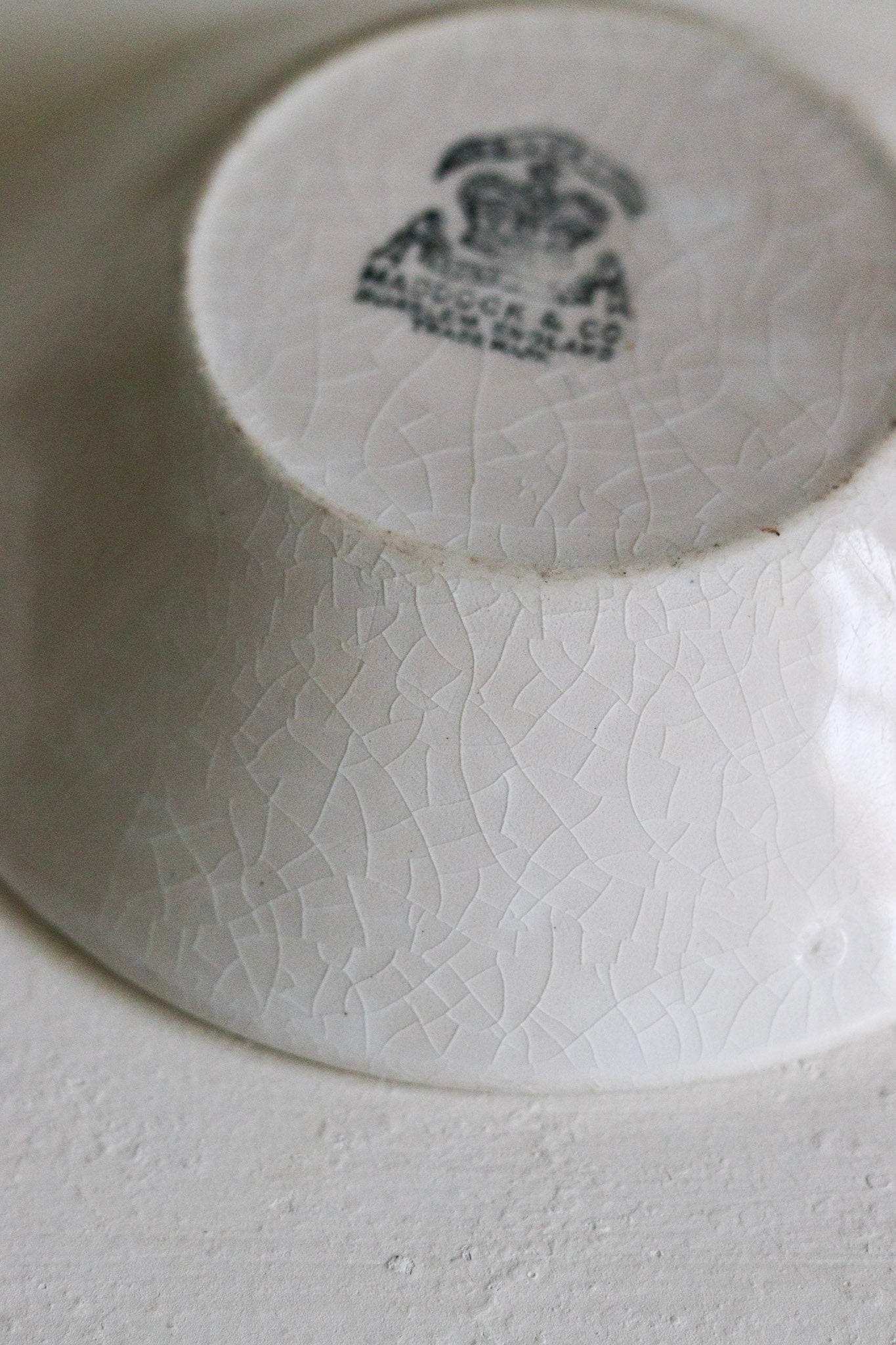 Antique Ironstone Fruit Plates - Set of Three