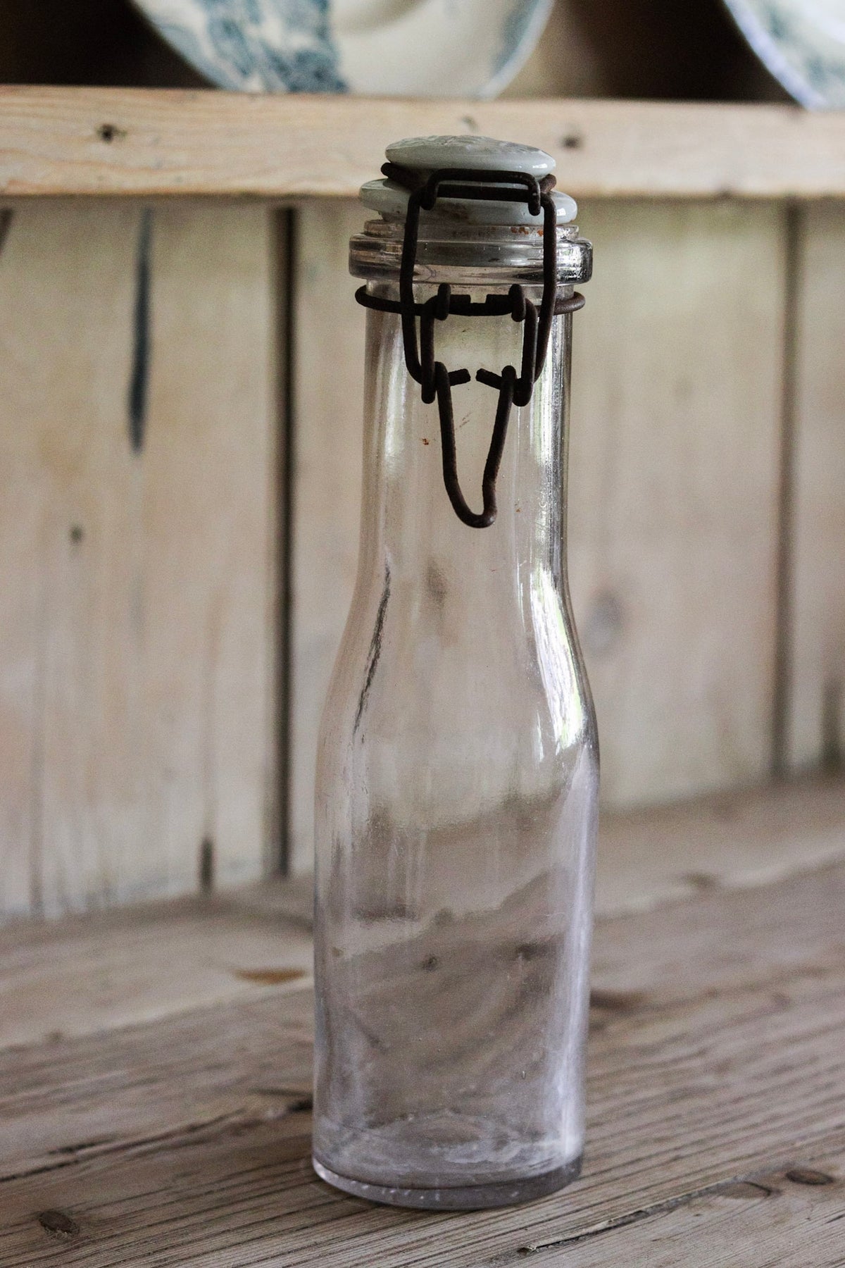 Petite French Bottle with Porcelain Top