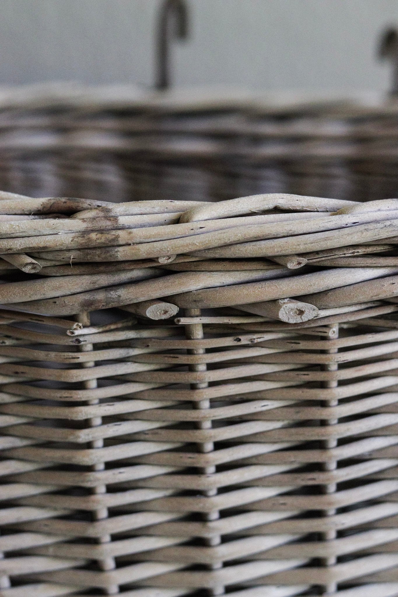 Large Vintage European Bike Basket