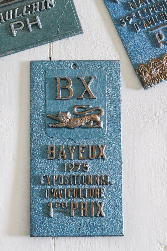 Vintage French Livestock Plaque - Bayeux