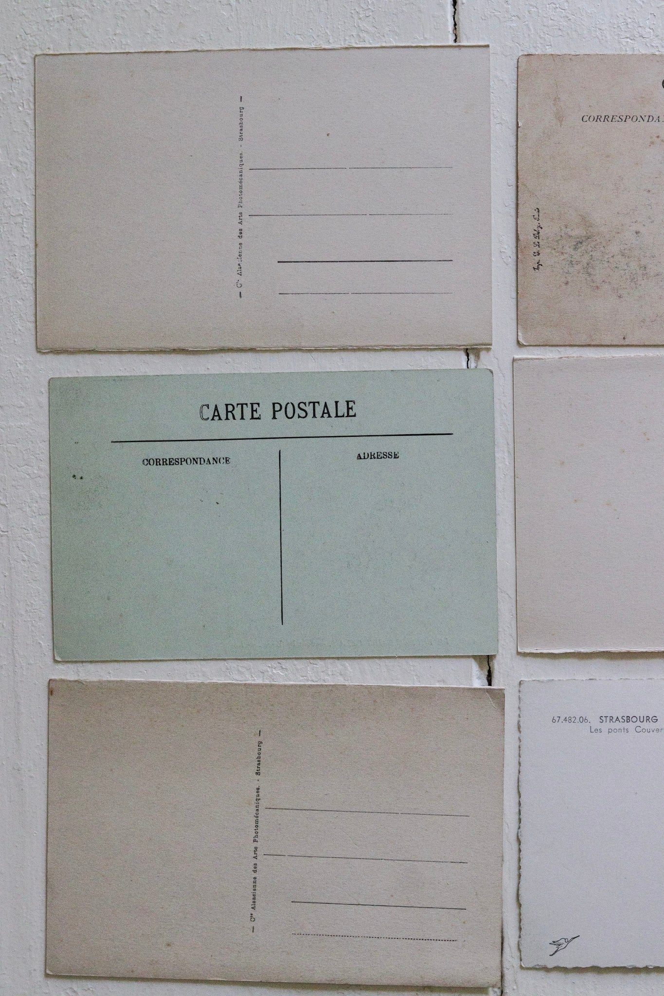 Six Vintage French Postcards - No.3