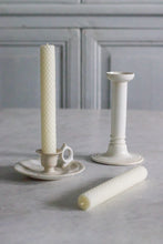 Load image into Gallery viewer, Pair of Hand-Rolled Beeswax Taper Candles
