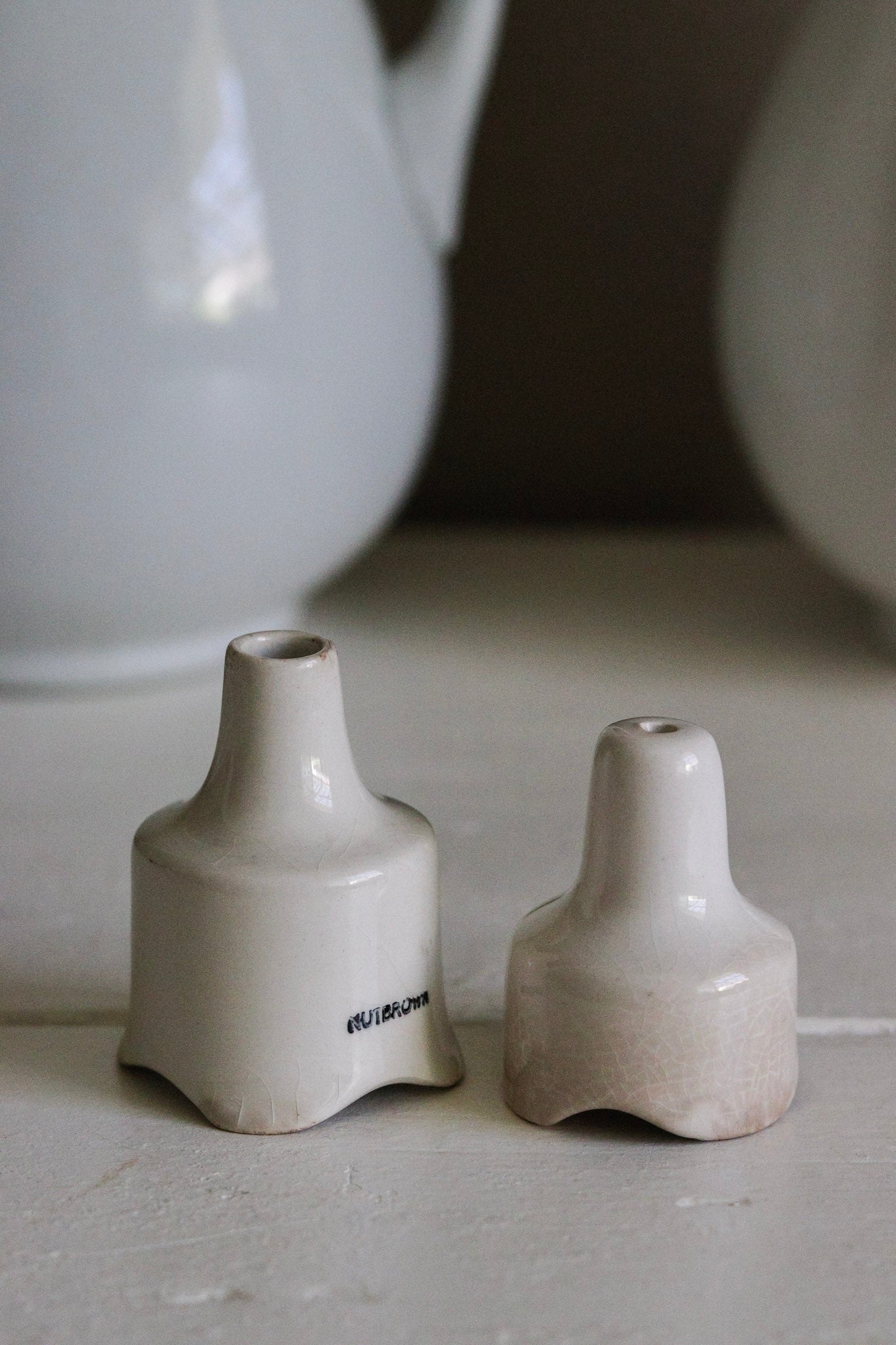 Pair of Vintage English Pie Funnels No.1