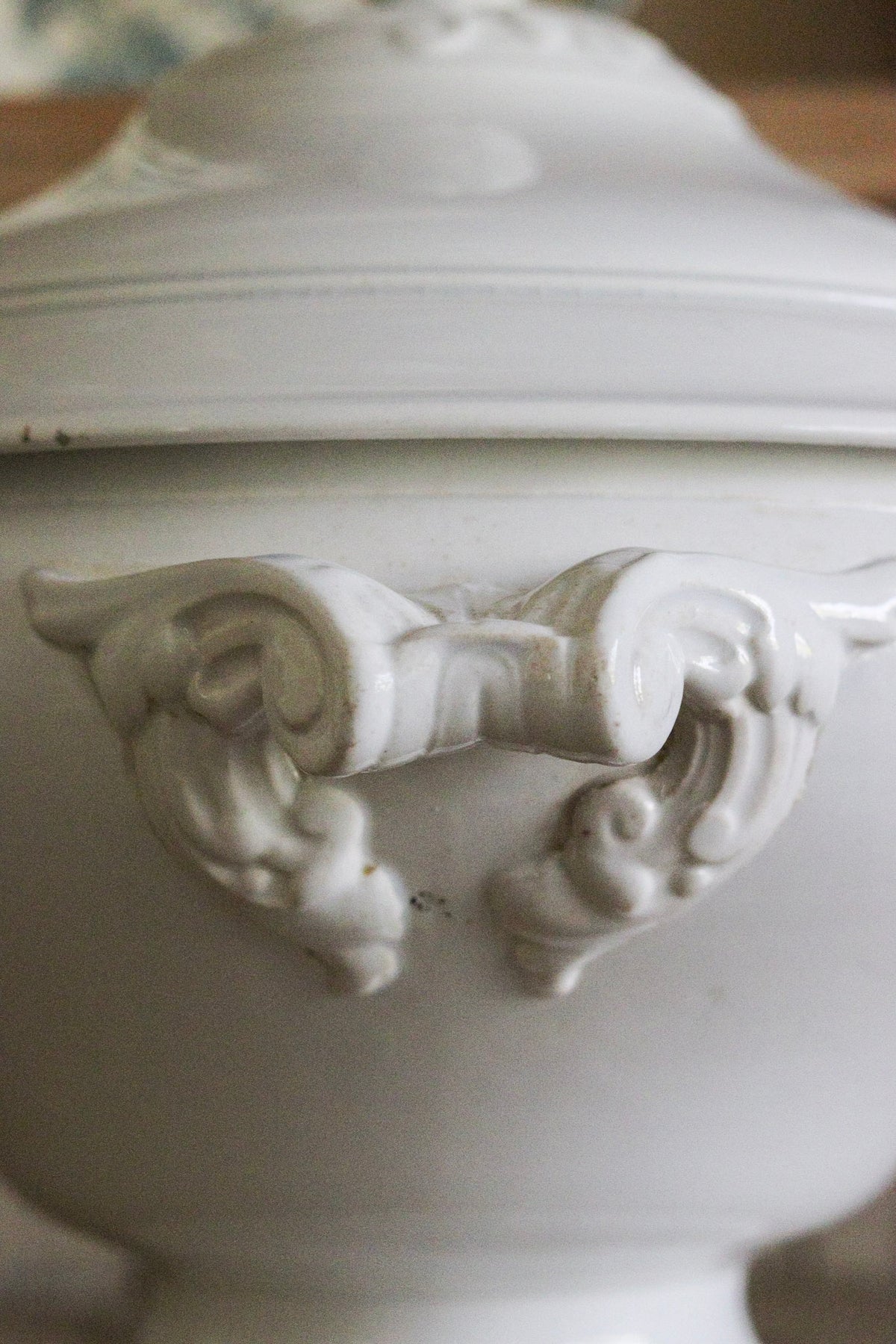 Antique French Ironstone Tureen