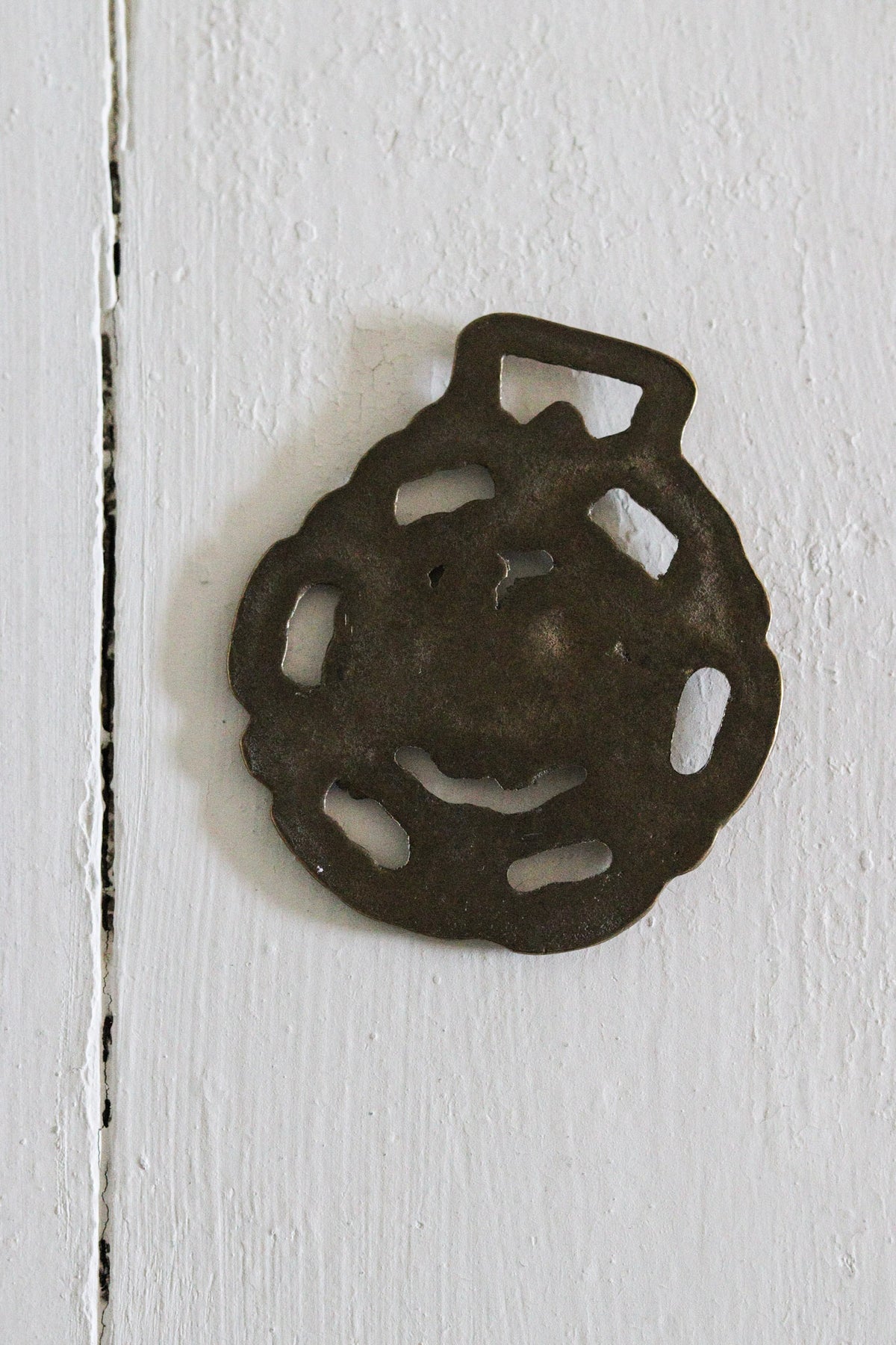 English Horse Brass - Rose & Thistle