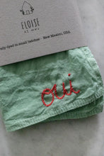 Load image into Gallery viewer, Hand Embroidered Plant Dyed Organic Cotton Bandana
