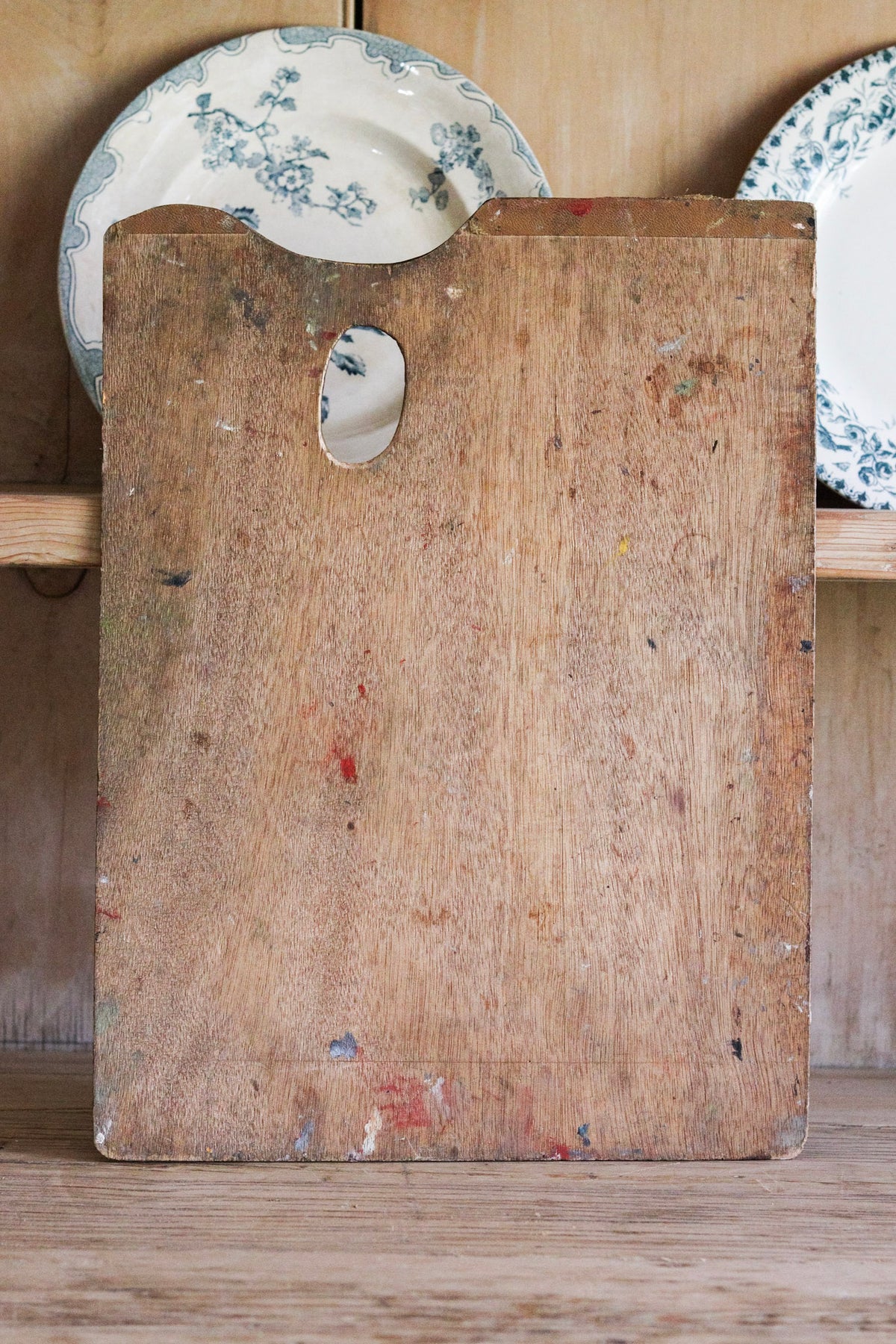 Large English Artist Palette