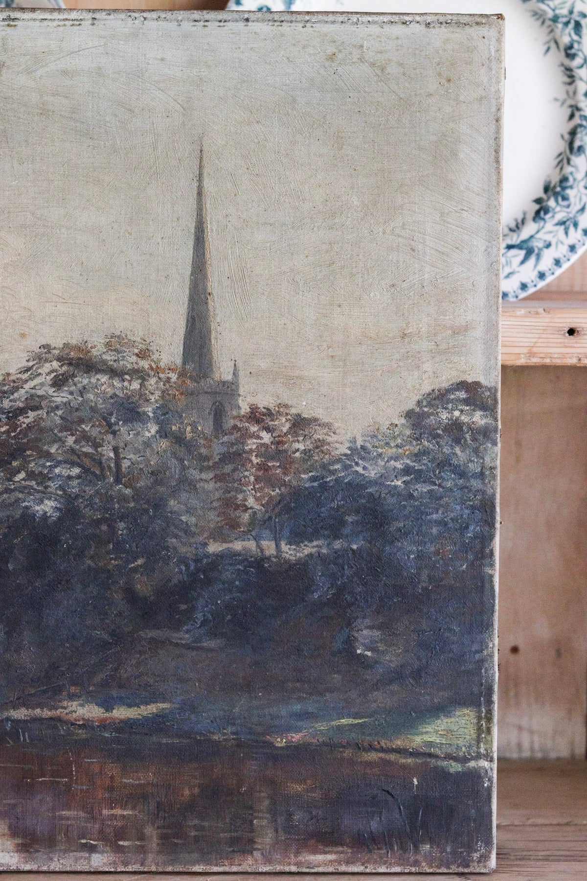 The Distant Steeple Oil Painting